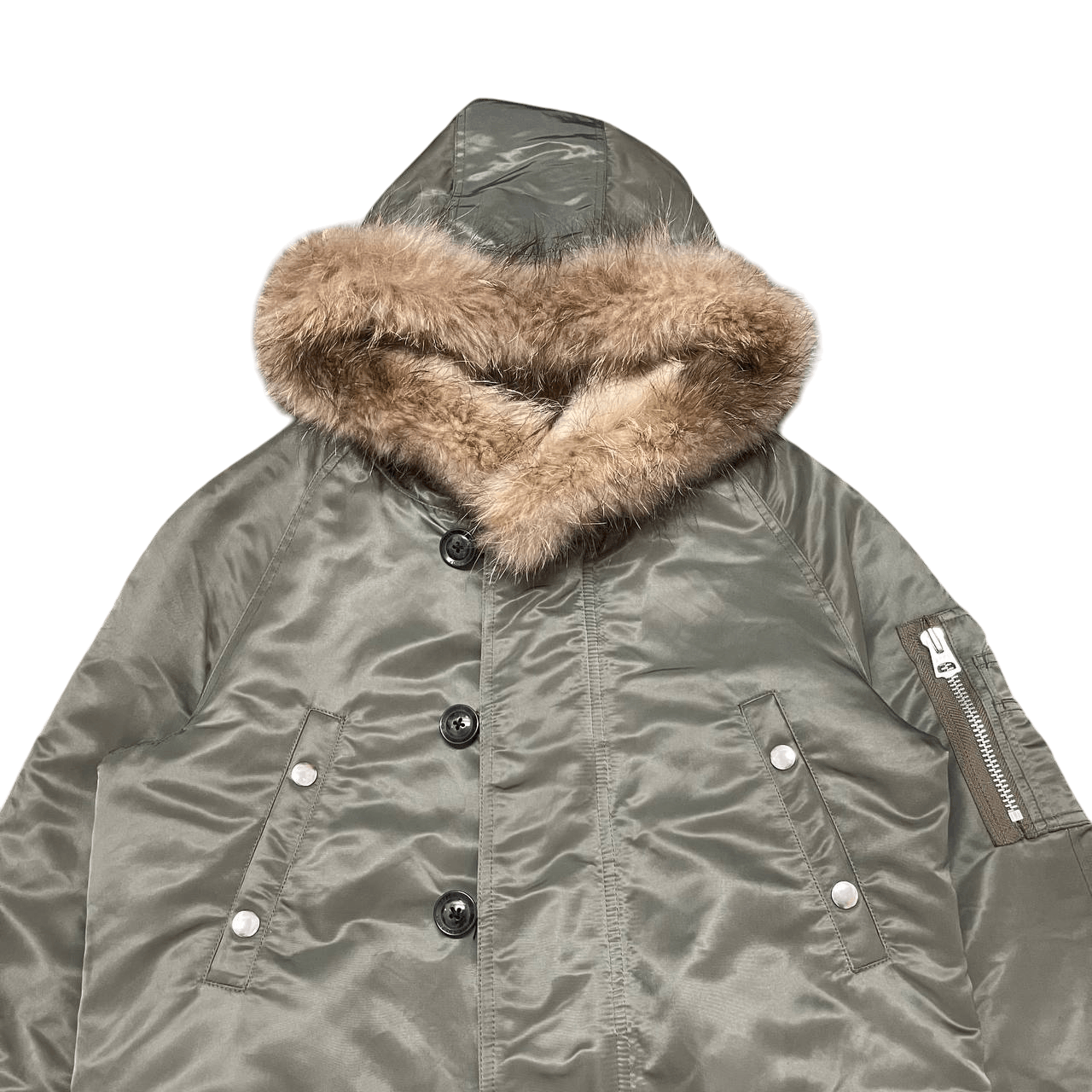 GOSTAR DE FUGA Gostar De Fuga Fur Military Style Jacket Parka Size US S / EU 44-46 / 1 - 2 Thumbnail