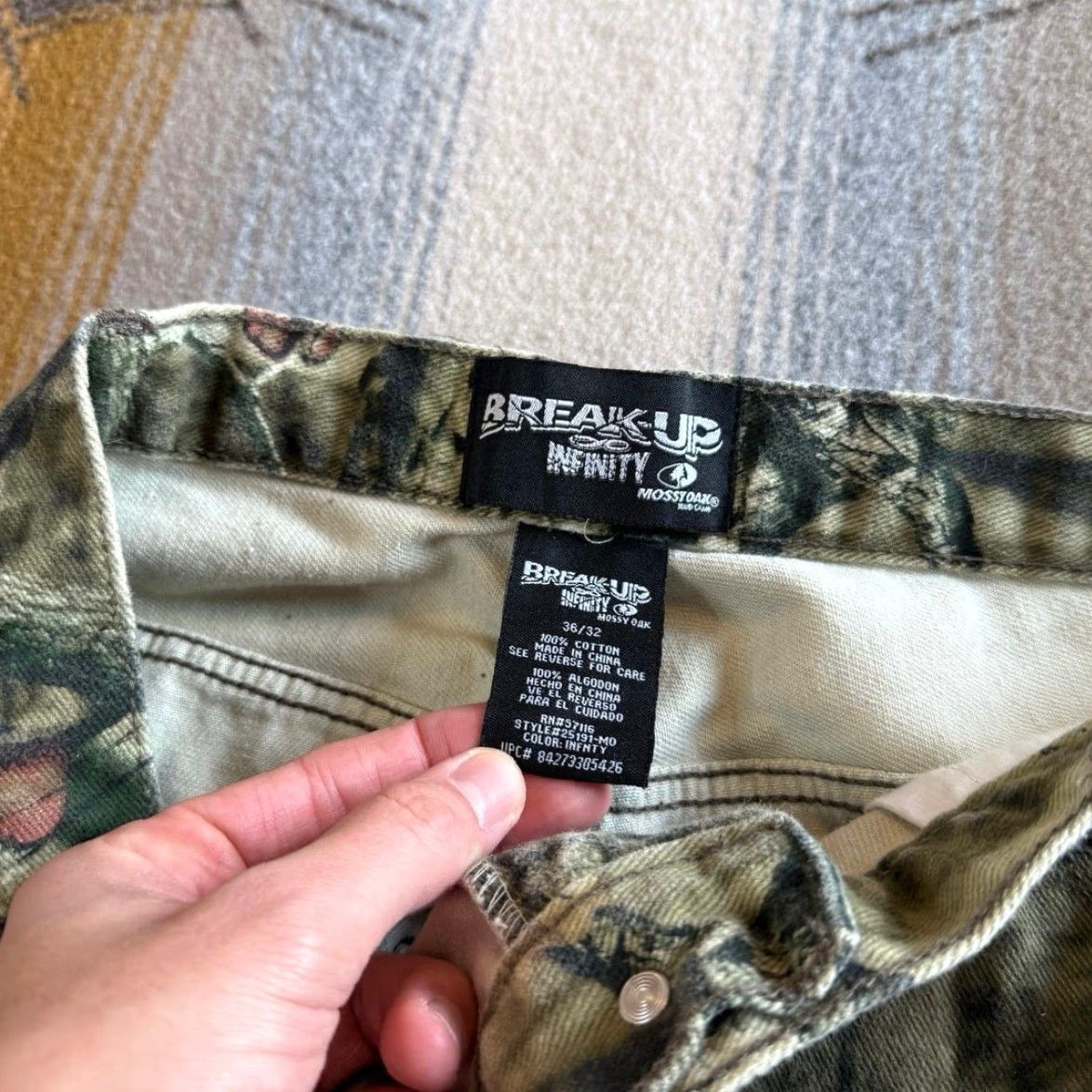 Vintage VINTAGE Mossy Oak Camouflage Jeans Pants 36x32 Hunting Men Straight 90s Green Camouflage Mossy Oak Pattern Size US 36 / EU 52 - 3 Thumbnail