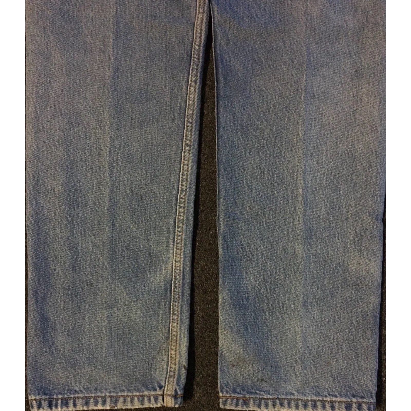 Levi's VINTAGE Levi's 501 Jeans Men 31 Blue Distressed Button Fly 30 Inseam 80s 90s Grunge Punk Western Rock Biker Denim Dad Logo Straight Fashion Size US 31 - 4 Thumbnail