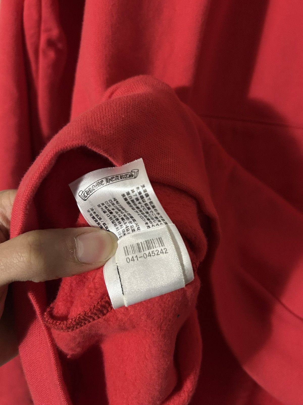 Chrome Hearts Chrome hearts hoodie red logo scroll Size US XL / EU 56 / 4 - 13 Thumbnail