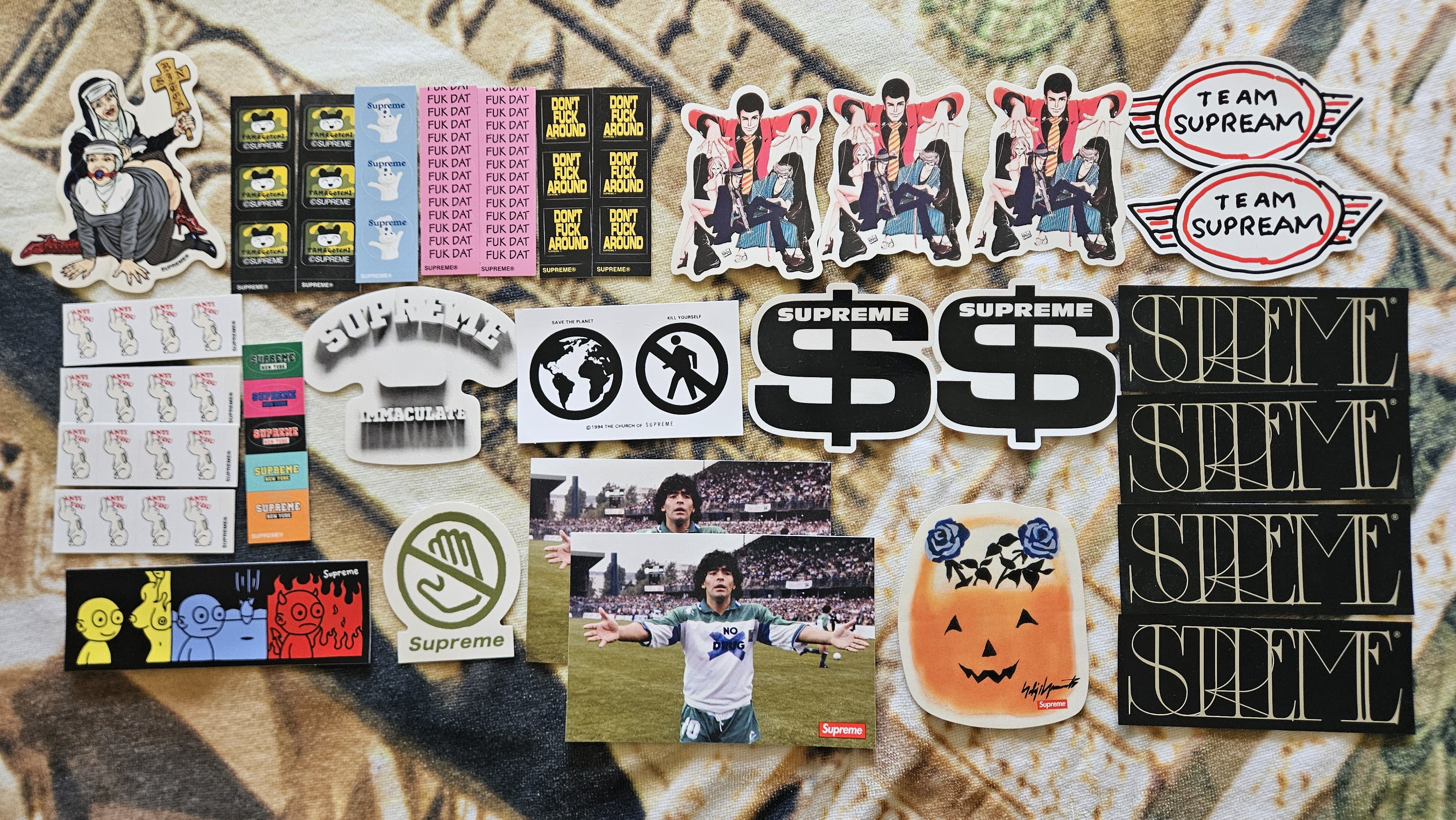 Supreme Sticker Lot
