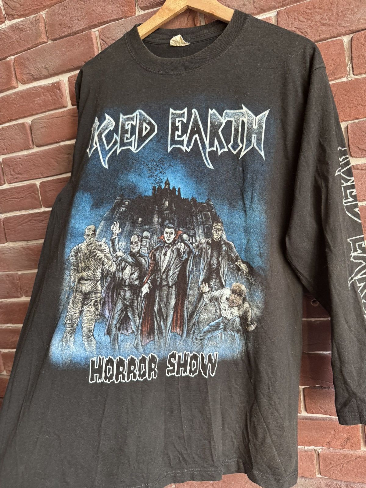 Band Tees Iced Earth 2001 Horror Show Vintage Metal Band Tee 00s L Size US L / EU 52-54 / 3 - 5 Thumbnail