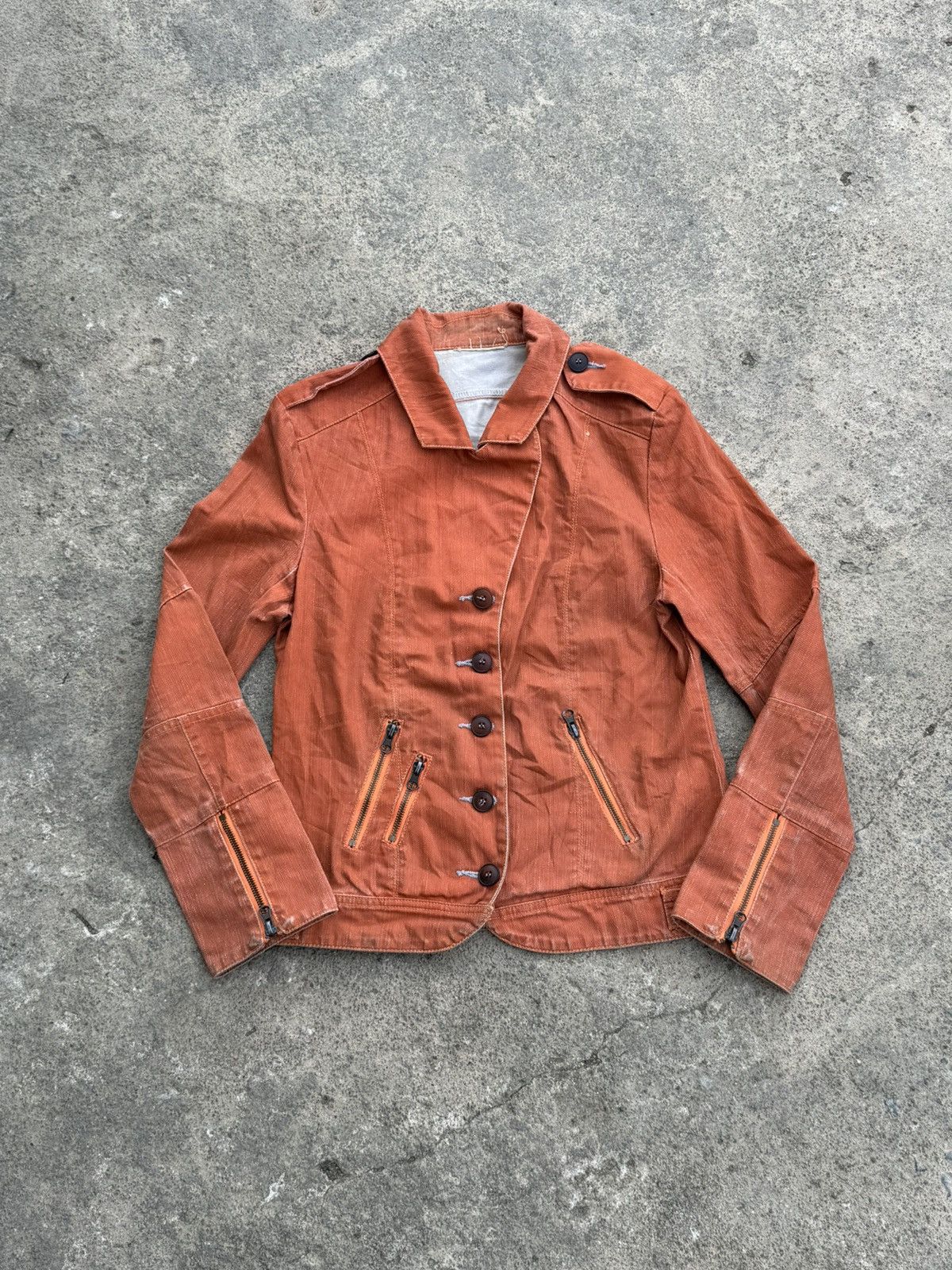 14th Addiction Archived Japanese Jacket Blazer Waxed Size US S / EU 44-46 / 1 - 1 Thumbnail