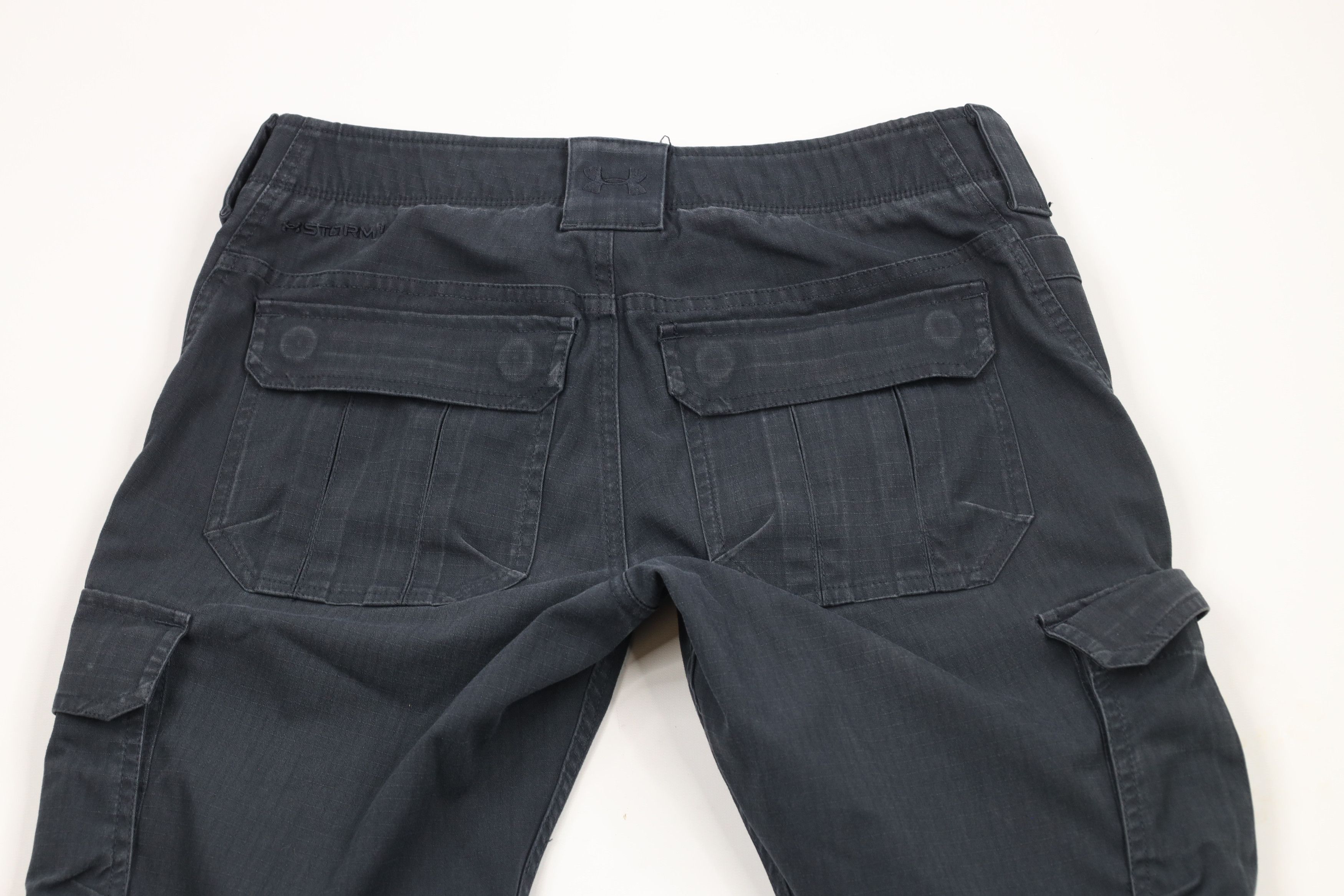 Under Armour × Vintage Under Armour Thrashed Ripstop Tactical Uniform Cargo Pants Size 32" / US 10 / IT 46 - 12 Thumbnail