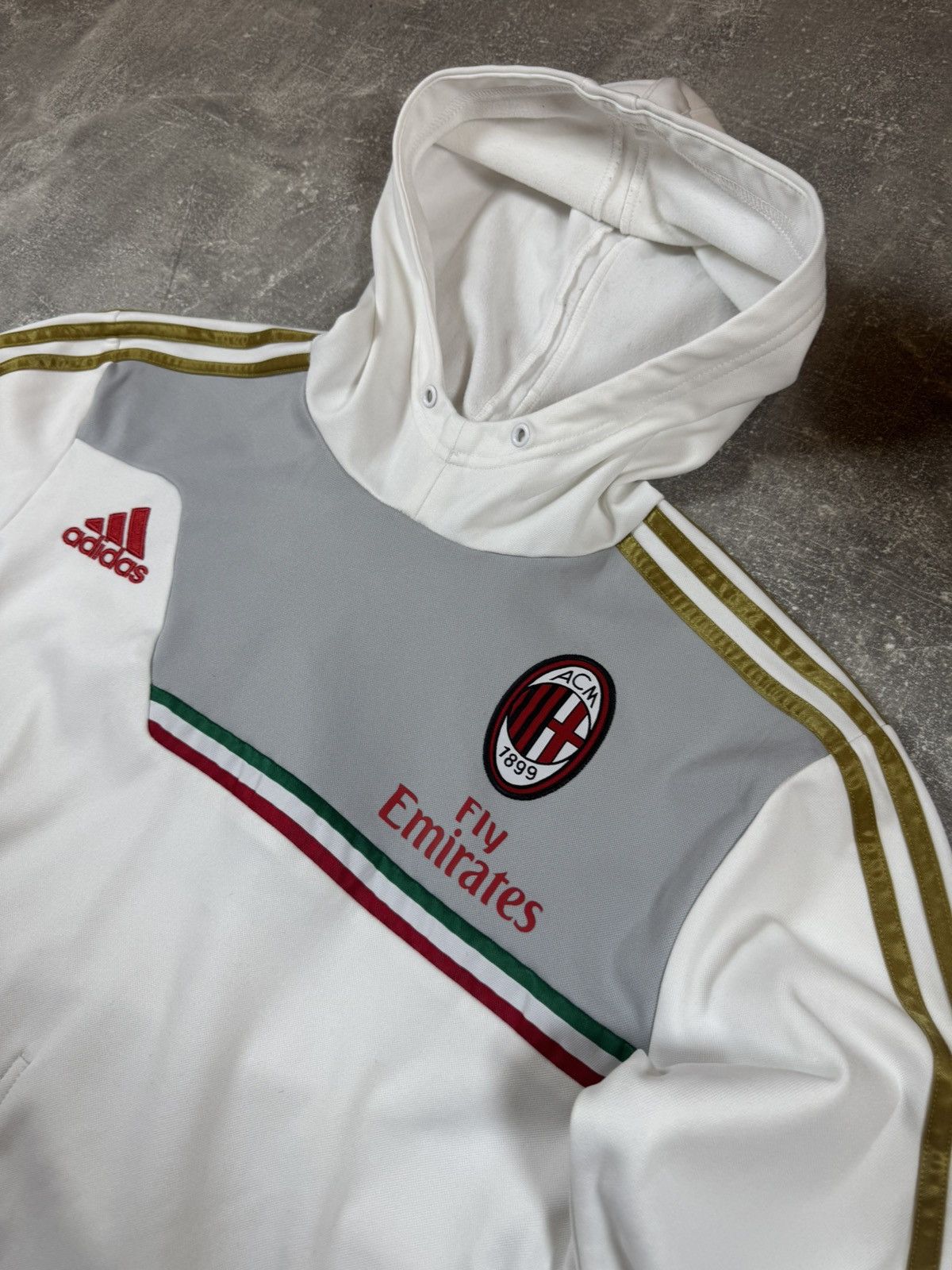 Adidas Vintage Adidas Milan Hoodie Sweatshirt Size US L / EU 52-54 / 3 - 5 Thumbnail