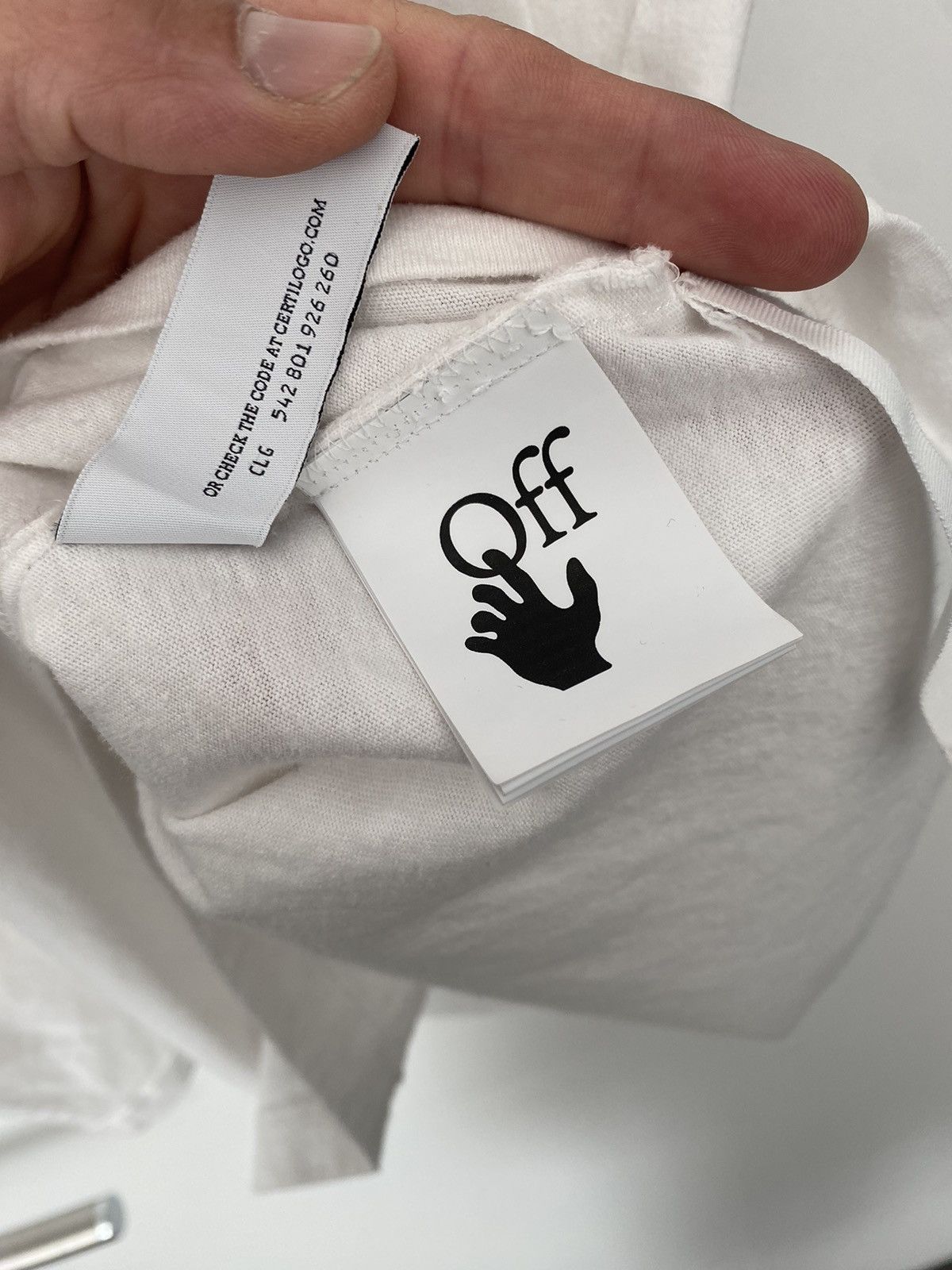 Off-White T-shirt jumbo Size US XL / EU 56 / 4 - 5 Thumbnail