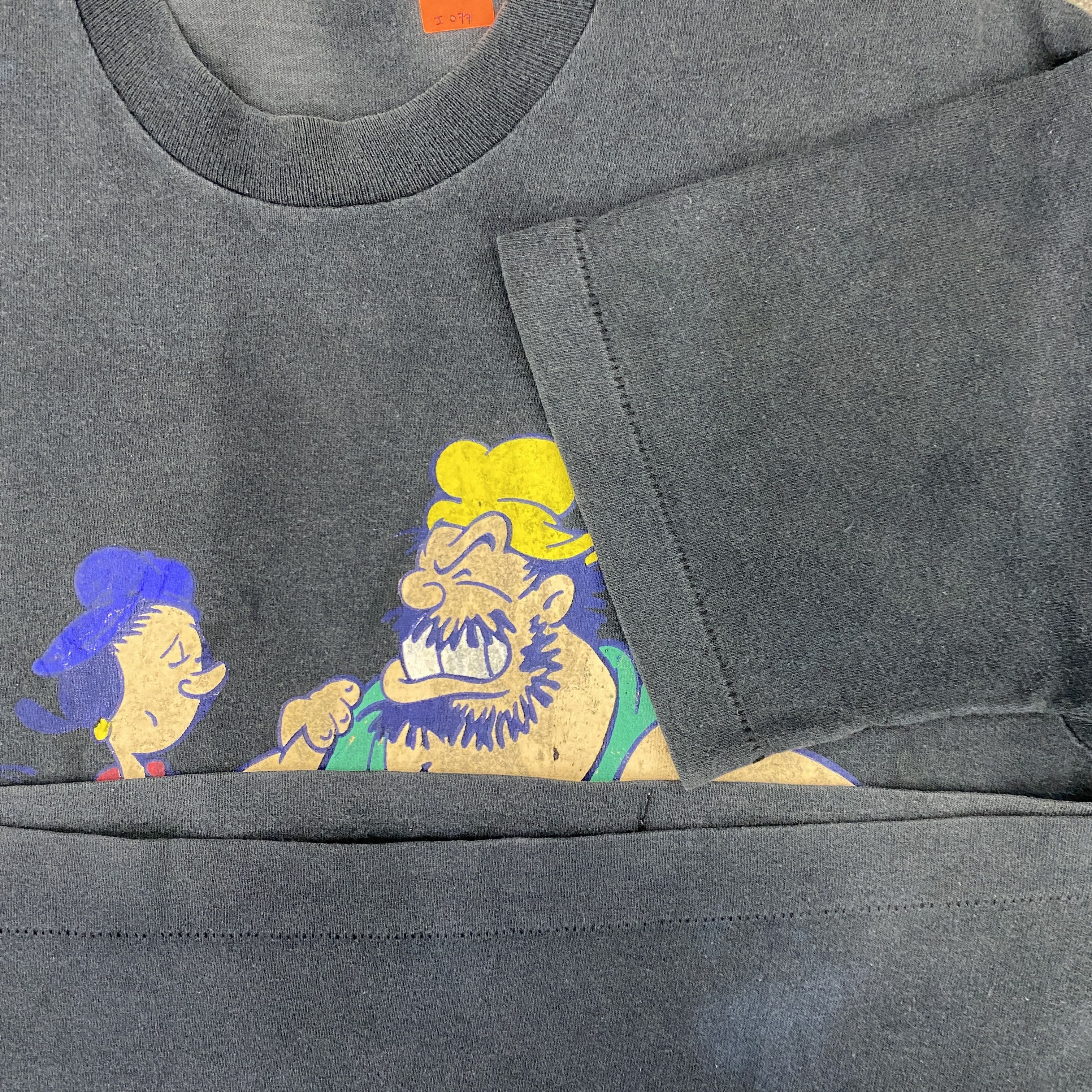 Fruit Of The Loom Vintage Popeye Olive Oyl Brutus Bluto Tshirt - I077 Size US M / EU 48-50 / 2 - 7 Thumbnail