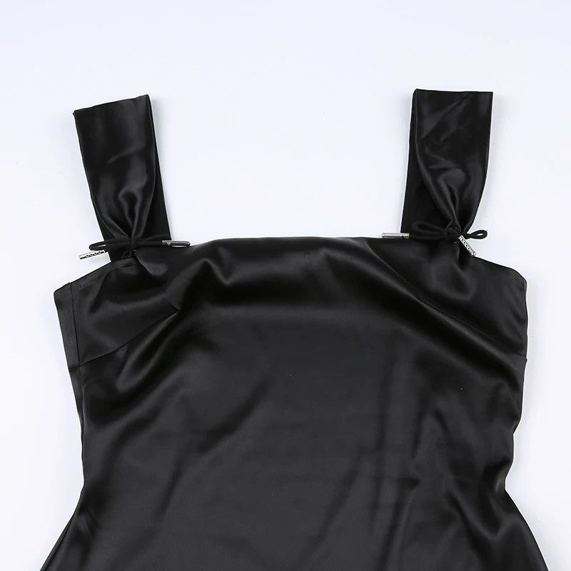 Japanese Brand Sleeveless Black Goth Y2K Mini Dresses Size S / US 4 / IT 40 - 5 Thumbnail