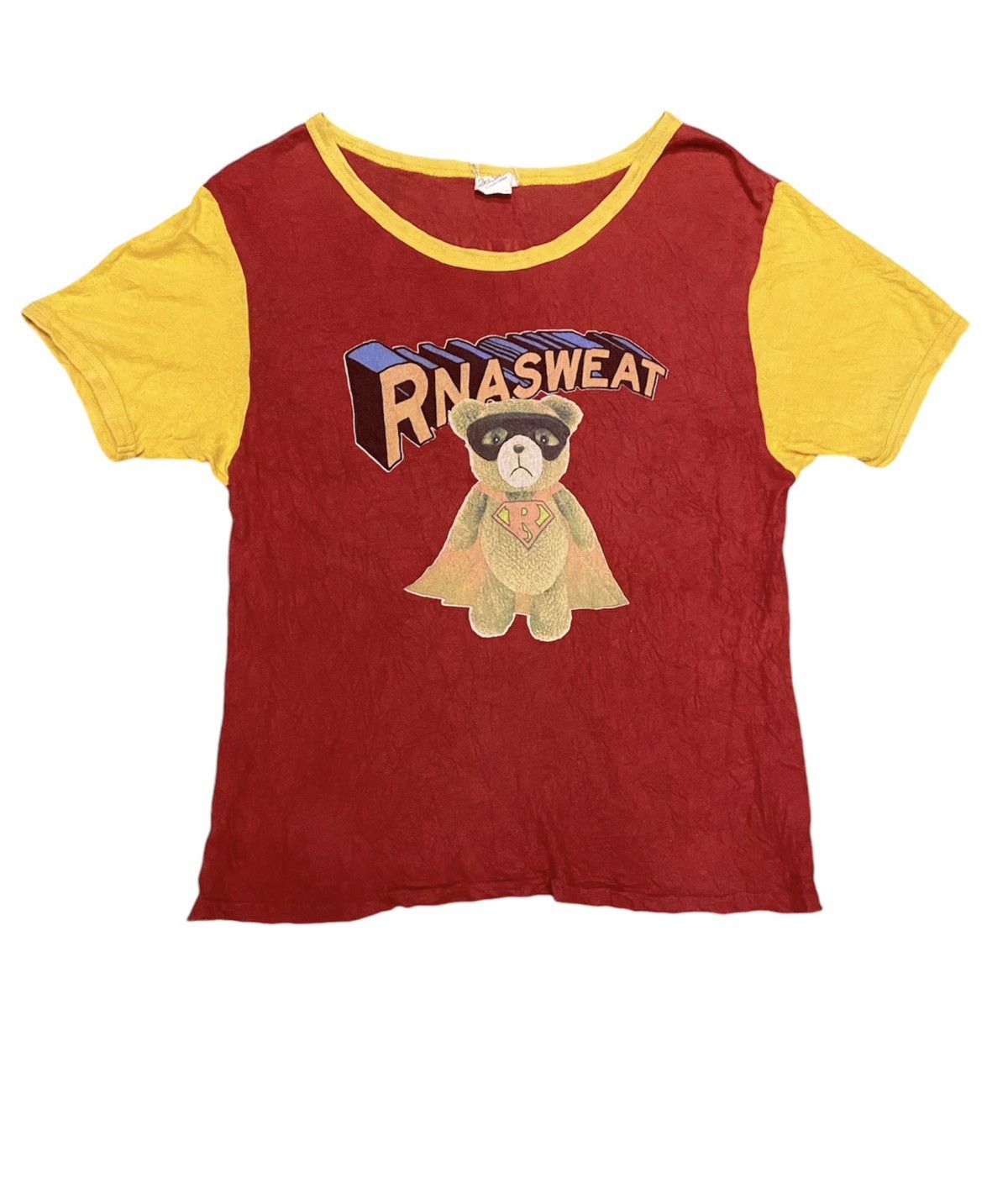 Hysteric Glamour × Japanese Brand RNA DNA bear superhero wide collar tee Size US S / EU 44-46 / 1 - 1 Thumbnail