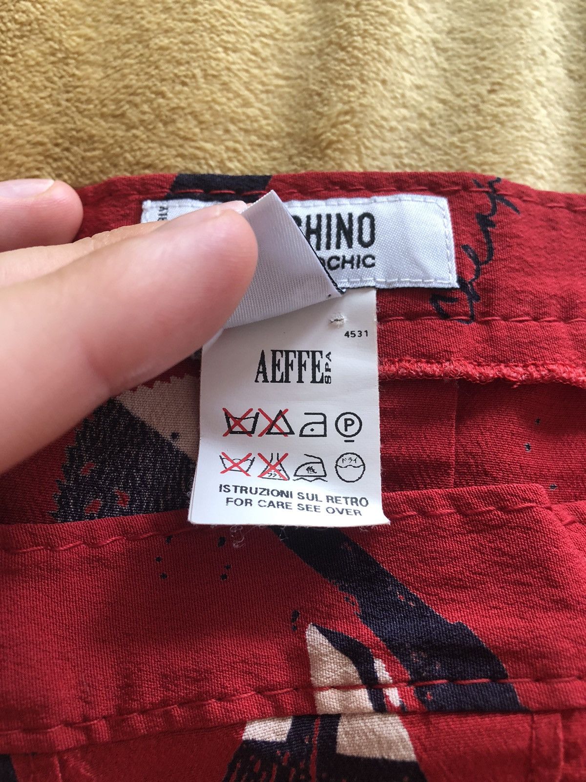 Moschino × Vintage RARE MOSCHINO CHEAP AND CHIC VINTAGE DESIGNER SKIRT DRESS Size 30" / US 8 / IT 44 - 4 Thumbnail