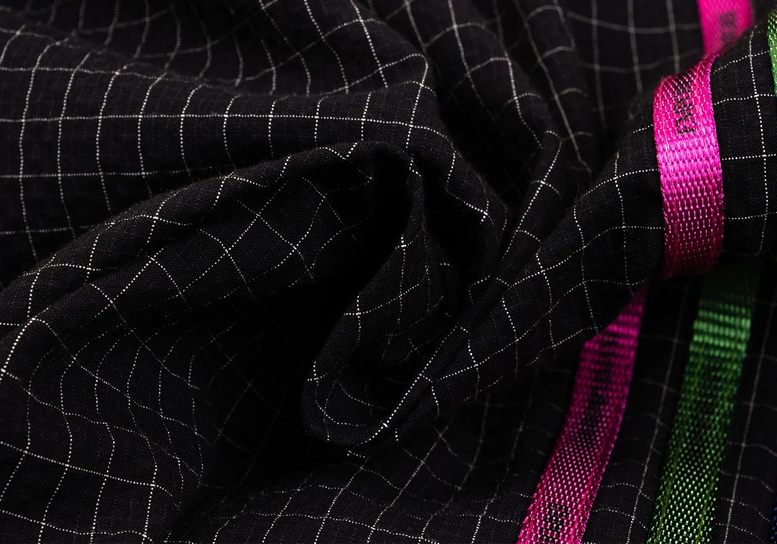 Emporio Armani Colorful Taping Grid Reversible Blouson in Black and Others Size US S / EU 44-46 / 1 - 16 Thumbnail