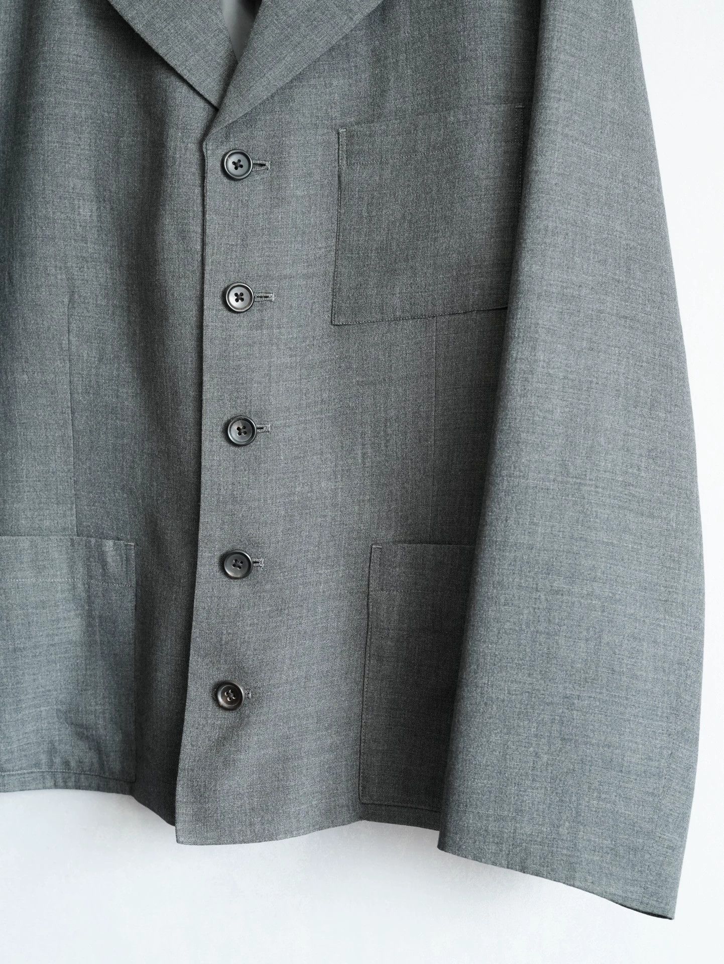 Yohji Yamamoto Yohji Yamamoto 93SS Cement Gray 5B Jacket Size US M / EU 48-50 / 2 - 6 Thumbnail