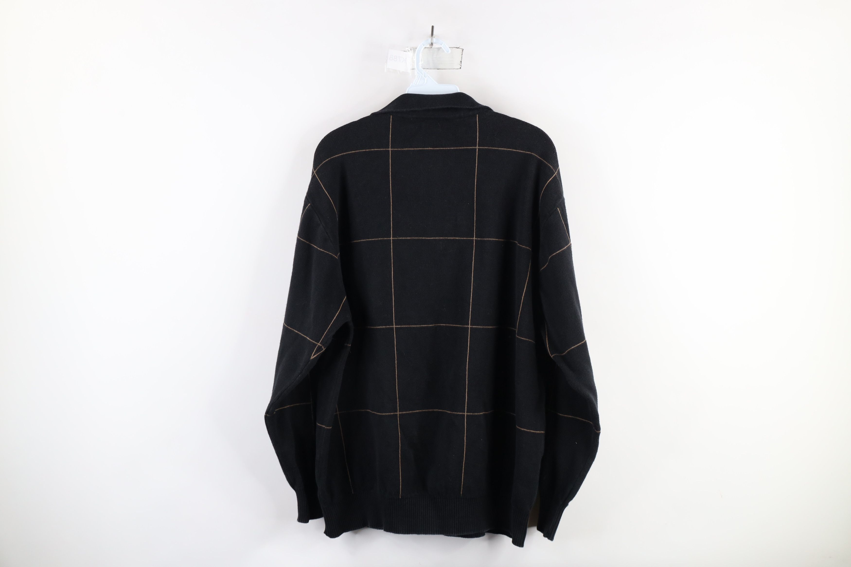 Vintage Vintage 90s Streetwear Heavyweight Pullover Collared Sweater Size ONE SIZE - 7 Thumbnail