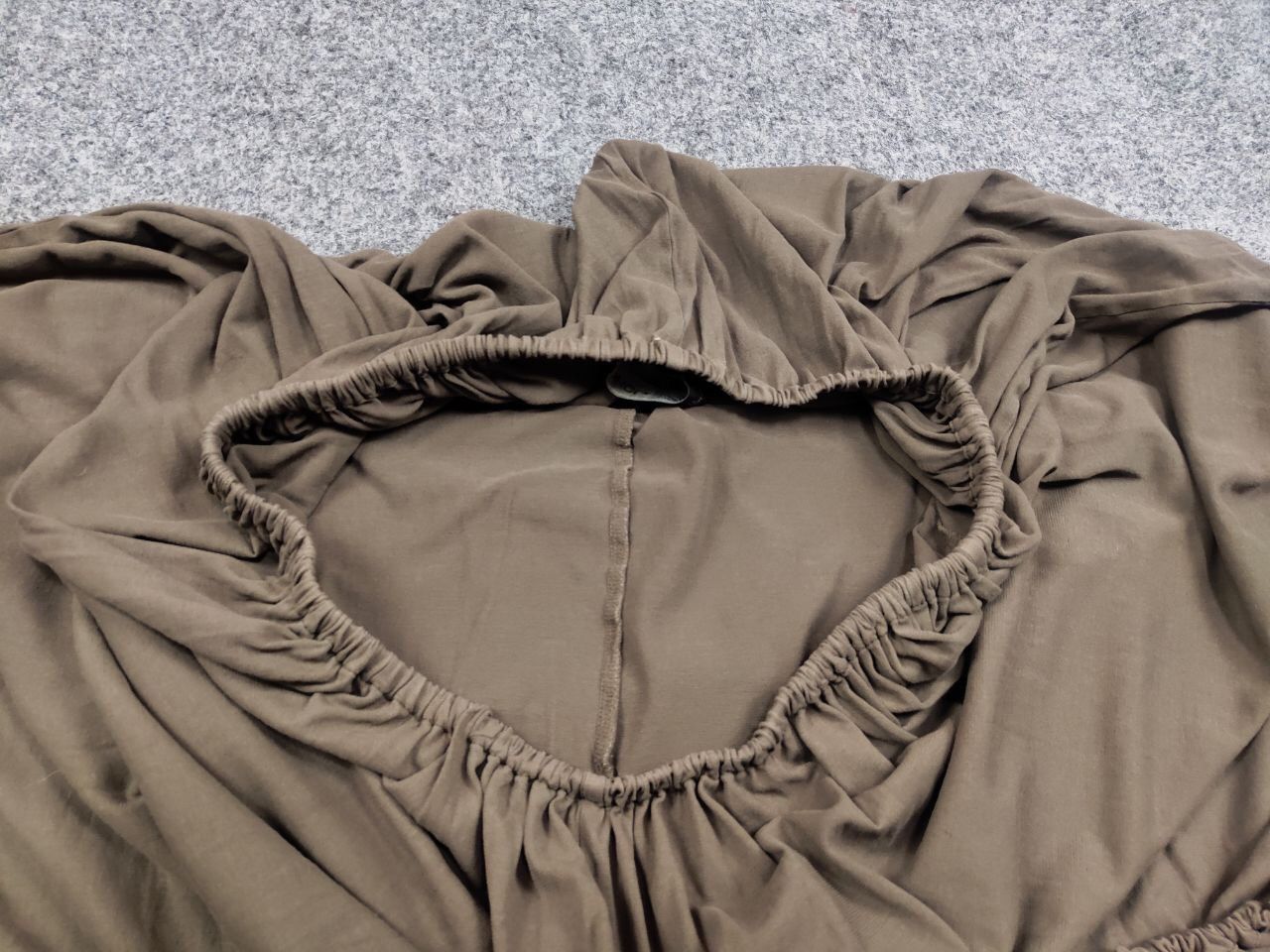 Rundholz Rundholz Design Skirt Cylinder elastic bands khaki color Size 28" / US 6 / IT 42 - 13 Thumbnail