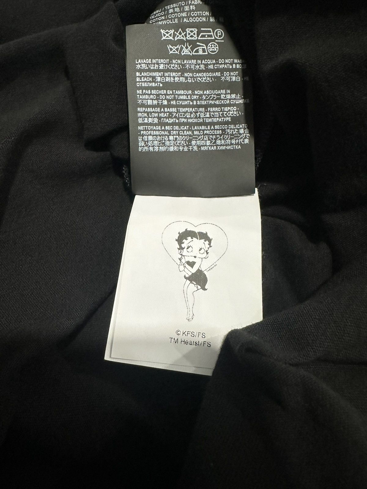 Saint Laurent Paris SAINT LAURENT Betty Boop Embroidered Tee M Size US M / EU 48-50 / 2 - 8 Thumbnail
