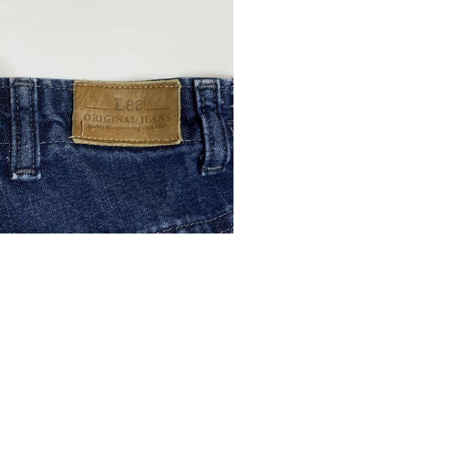 Lee VINTAGE Lee Original Womens Mom Jeans Elastic High Waist 32x30 Blue Denim Cotton Blend Relaxed Fit Women Jeans 30 In Inseam Mens? Size 24" / US 00 / IT 34 - 9 Thumbnail