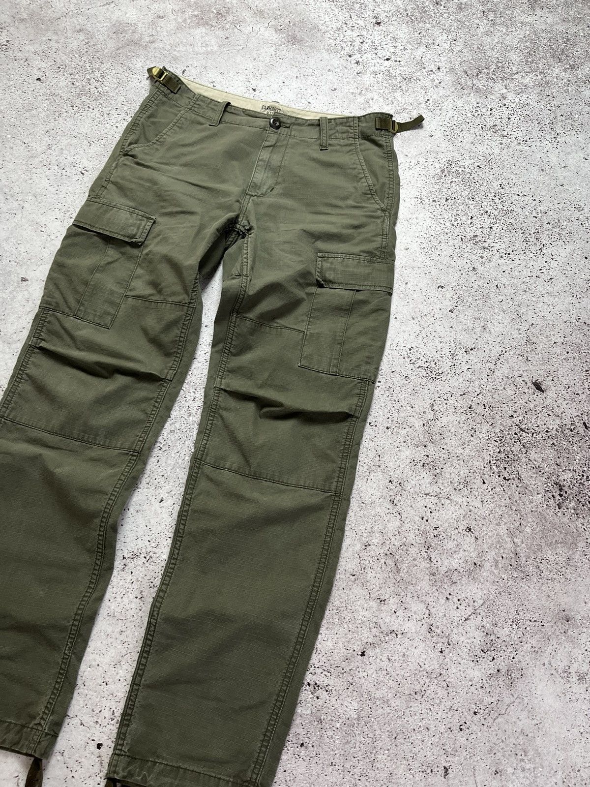 Carhartt × Carhartt Wip × Vintage 🐲Carhartt Cargo Pants Vintage Aviation Pant Size US 32 / EU 48 - 8 Thumbnail