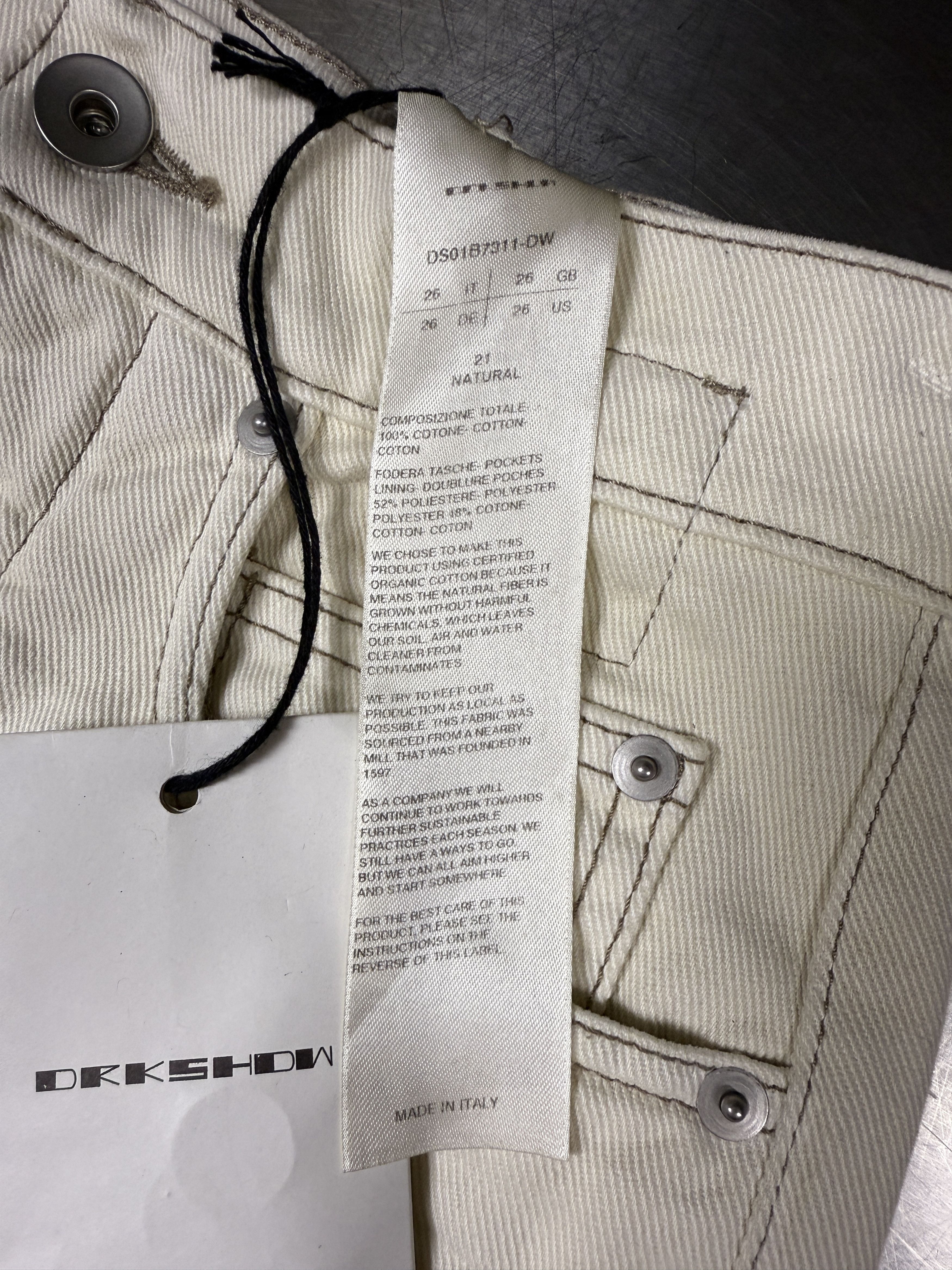 Rick Owens × Rick Owens Drkshdw $735 Rick Owens DRKSHDW Bolan Bootcut Jeans Size 26" / US 2 / IT 38 - 7 Thumbnail