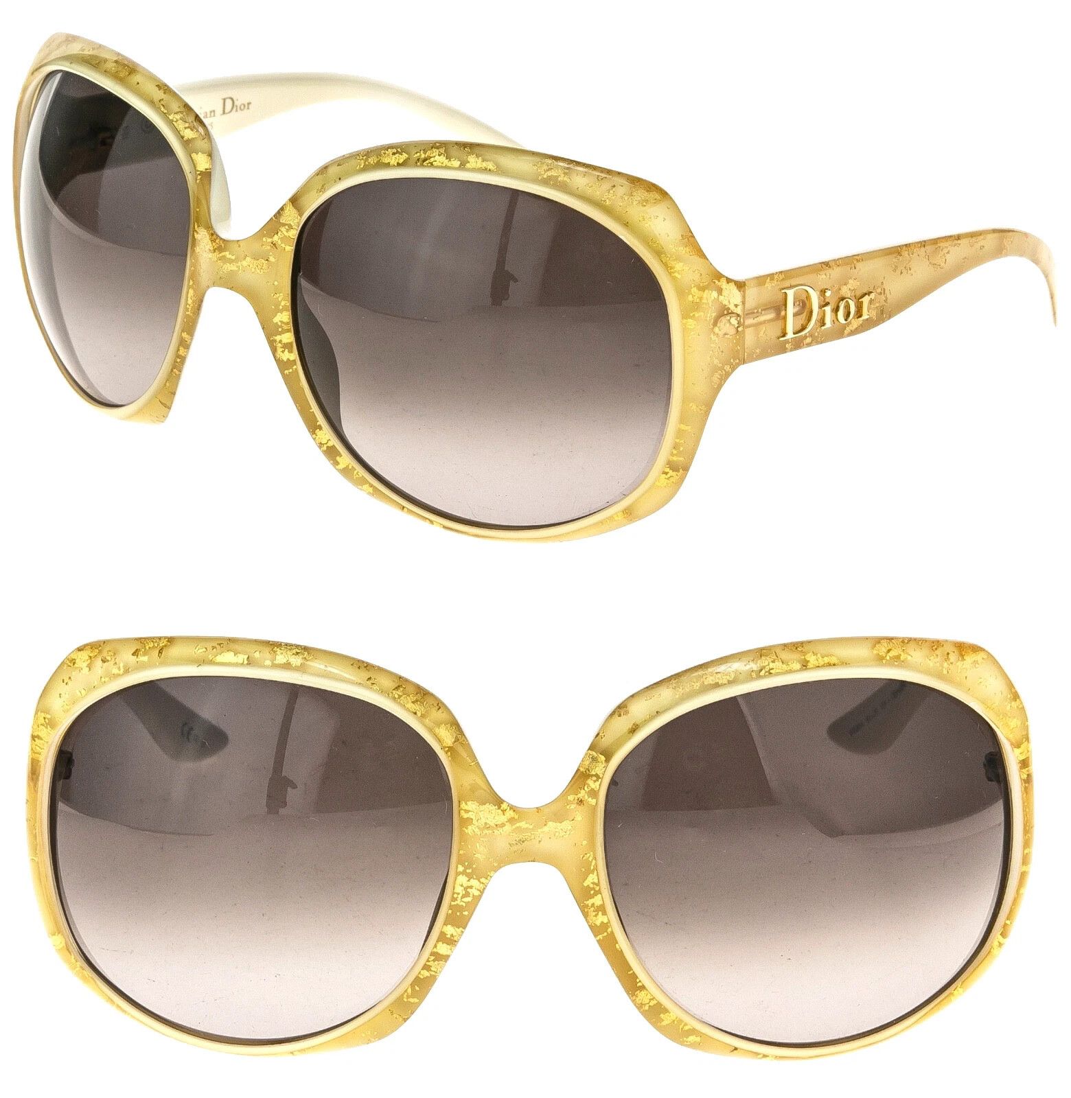 Christian Dior Monsieur CHRISTIAN DIOR GLOSSY1 Glossy 18K Gold Leaf 1G Oversized Size ONE SIZE - 1 Thumbnail