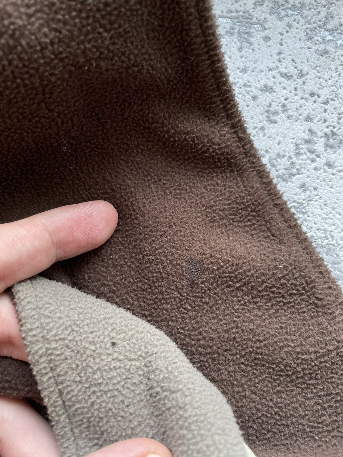 Nike × Vintage Vintage Nike Y2K Brown Fleece Scarf Size ONE SIZE - 5 Thumbnail