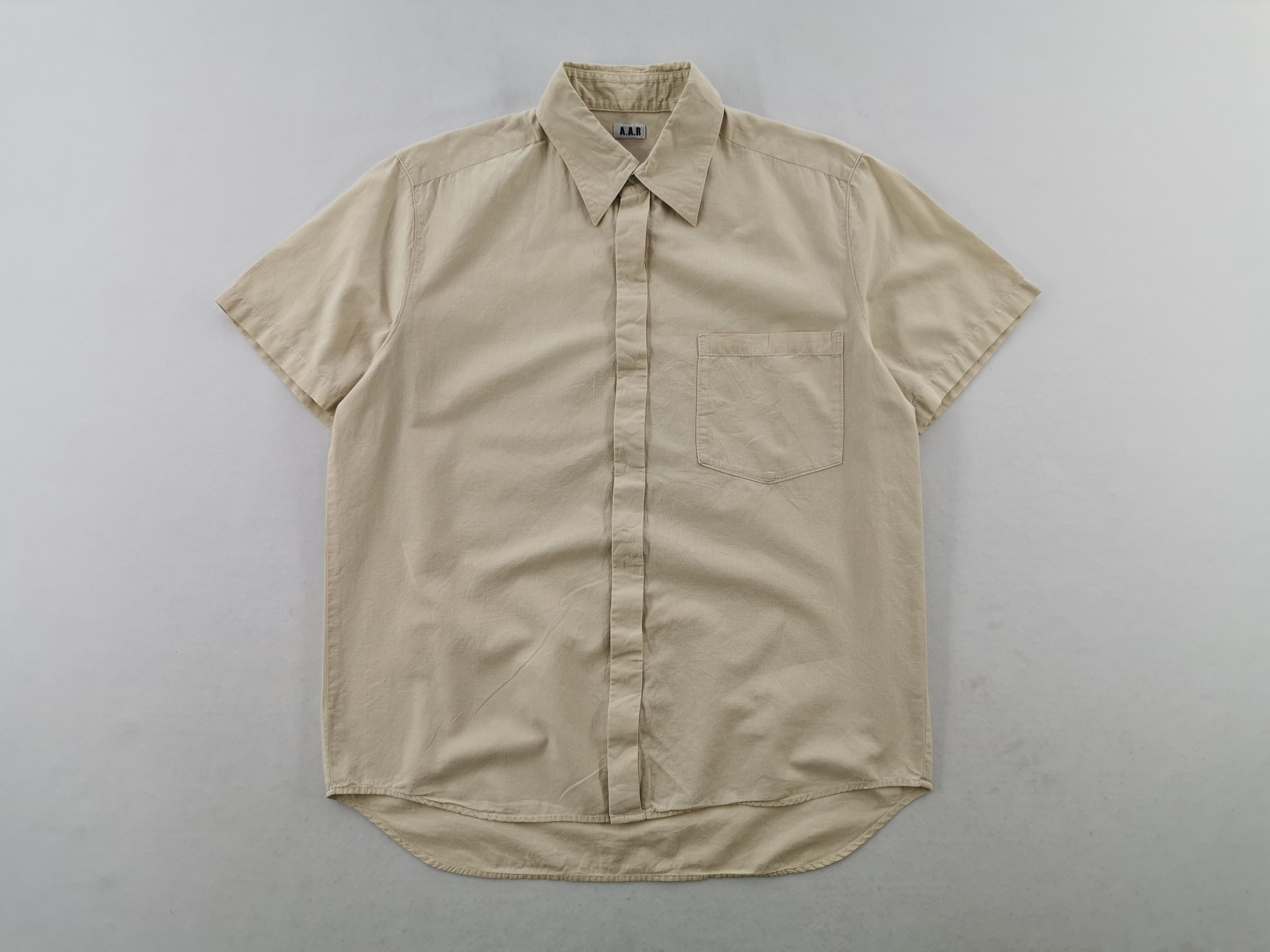 Yohji Yamamoto Vintage AAR Yohji Yamamoto Button Down Shirt Size M Size US M / EU 48-50 / 2 - 2 Thumbnail