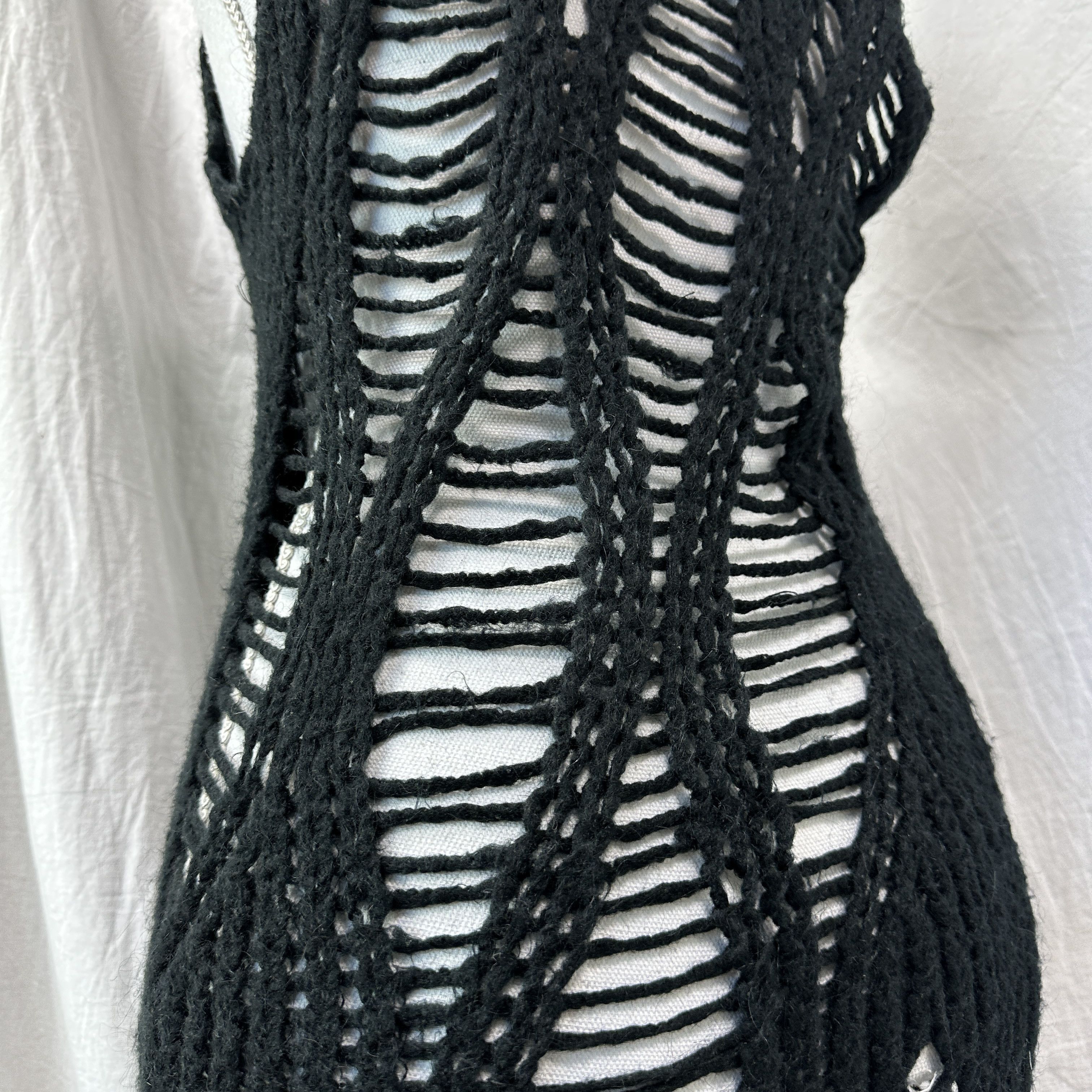 Miss Sixty Vintage Miss Sixty Crochet Distressed 00s Dress Size L / US 10 / IT 46 - 9 Thumbnail