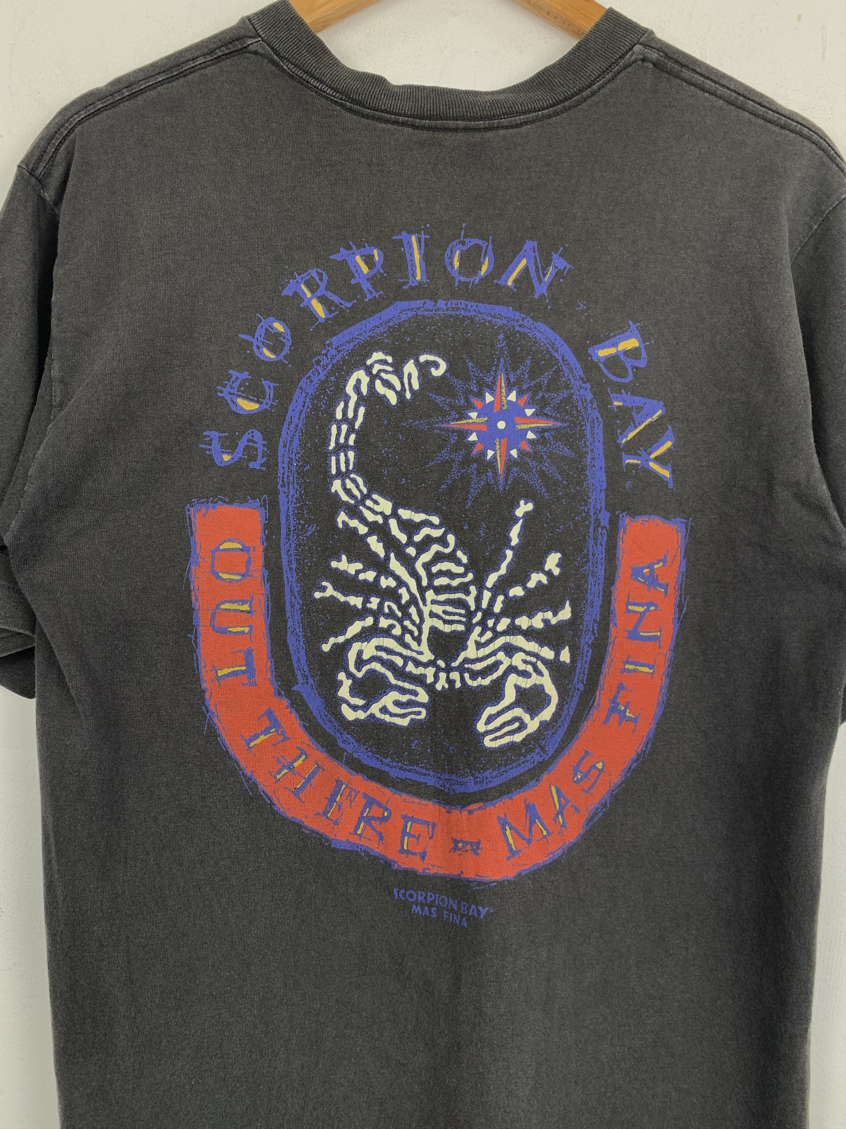 Other Vintage 90s Scorpion Bay Mas Tina Made In USA Tee TA0301 Size US M / EU 48-50 / 2 - 4 Thumbnail