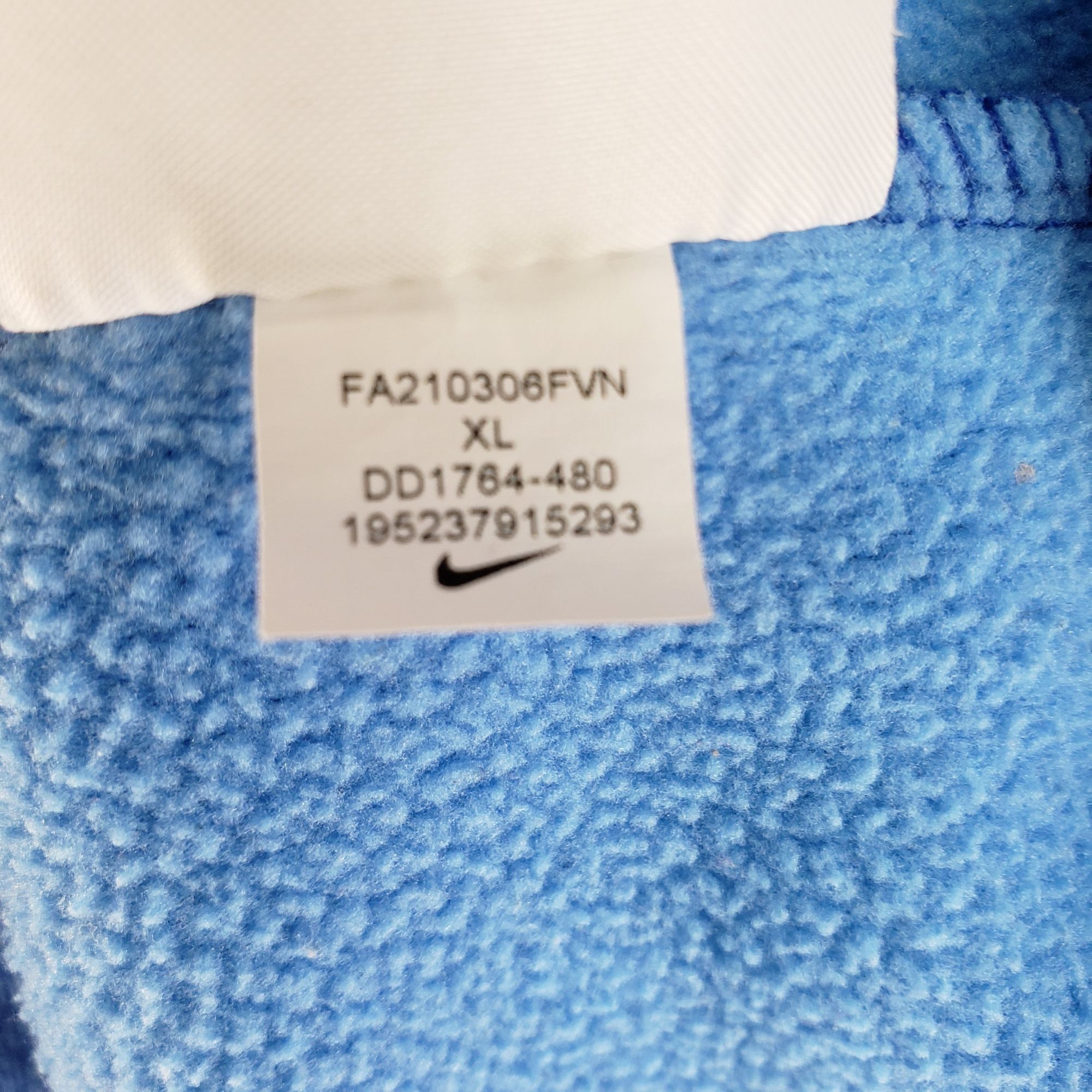Nike Nike Blue Pullover Hoodie With Front Pocket & Drawstring XL Size US XL / EU 56 / 4 - 10 Thumbnail