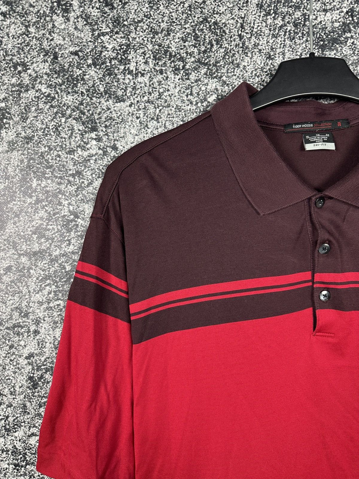 Nike Men’s Nike Tiger Woods Golf Polo Shirt Dri-Fit Size XL Size US XL / EU 56 / 4 - 5 Thumbnail