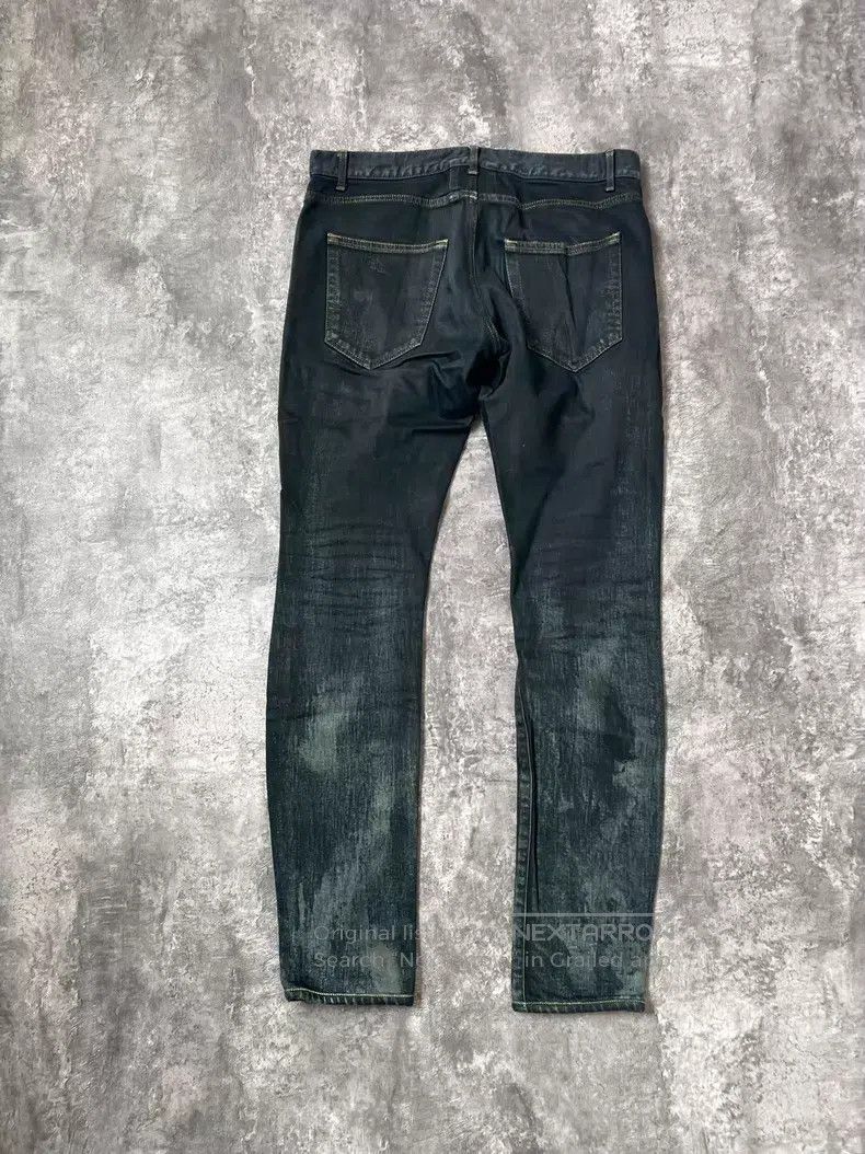 Saint Laurent Paris Saint Laurent Paris Oil Stain Ripped Destroyed Denim Pants Size US 32 / EU 48 - 8 Thumbnail