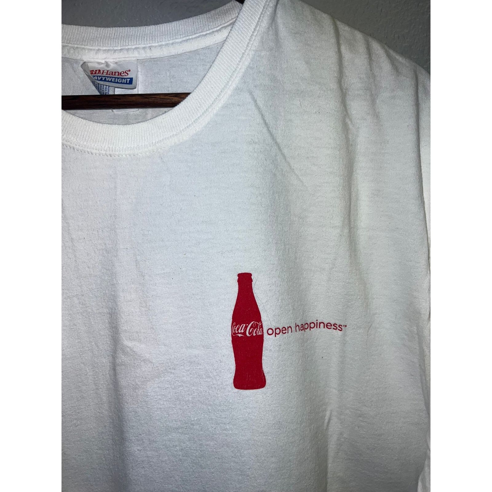 Hanes Vintage Coke Shirt Olympics Vancouver 2010 Coca-Cola Tee L Size US L / EU 52-54 / 3 - 3 Thumbnail