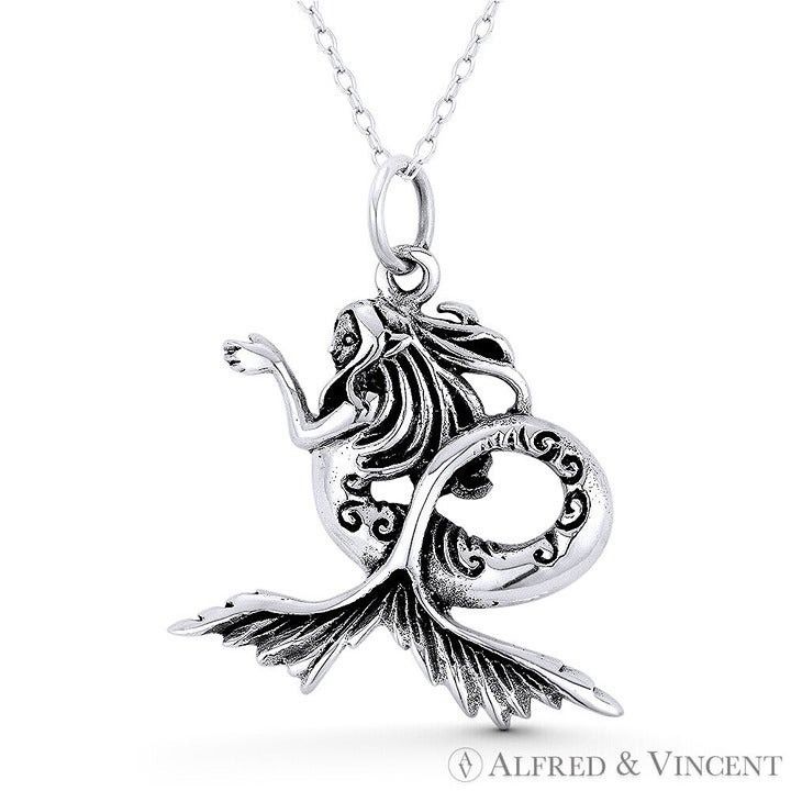 Other Mermaid / Siren Mythical Creature Charm 34x29mm Pendant Size ONE SIZE - 1 Preview