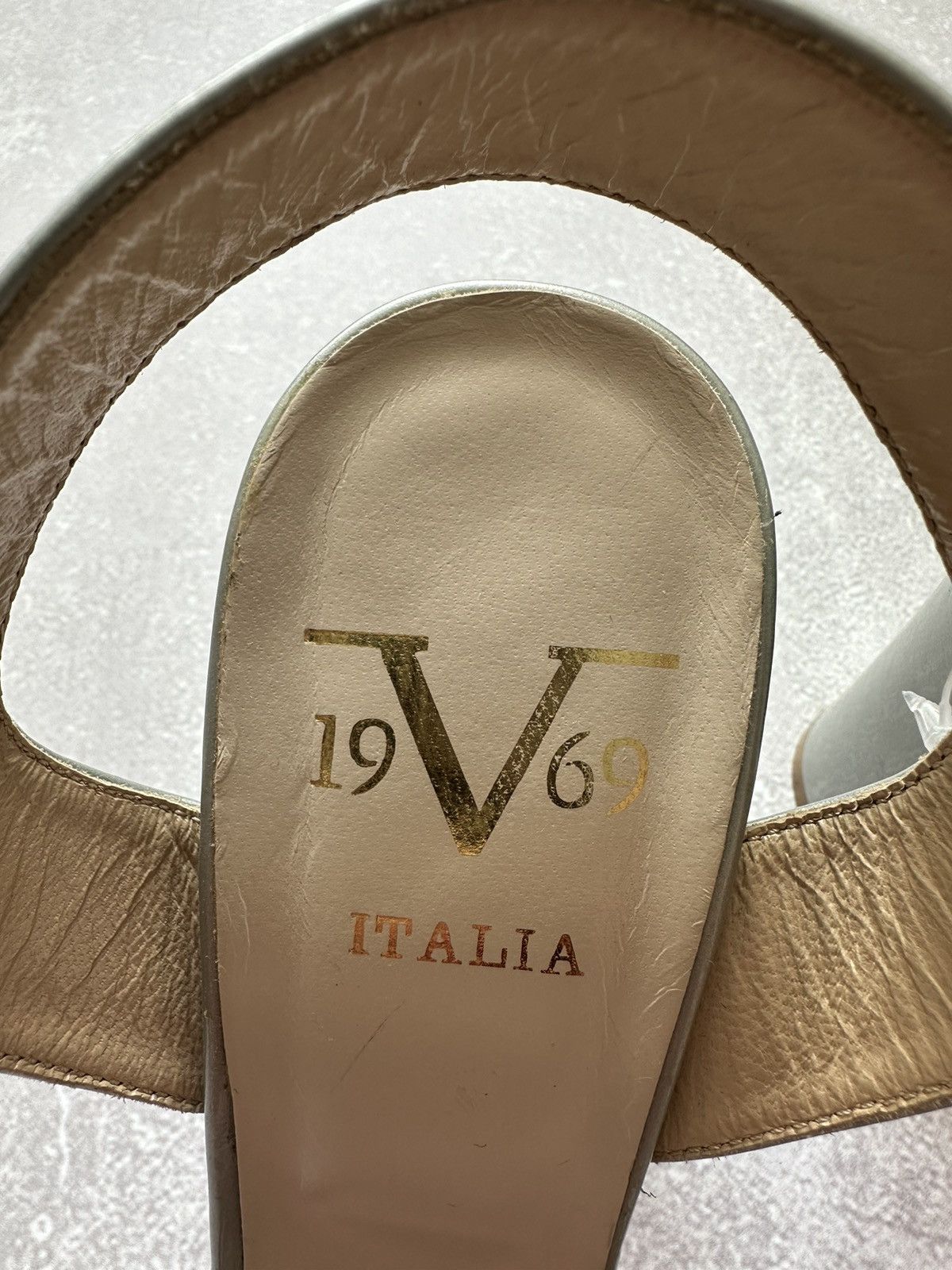 Versace versace 1969 shoes women platform metallic 38 made in Italy Size US 8 / IT 38 - 5 Thumbnail