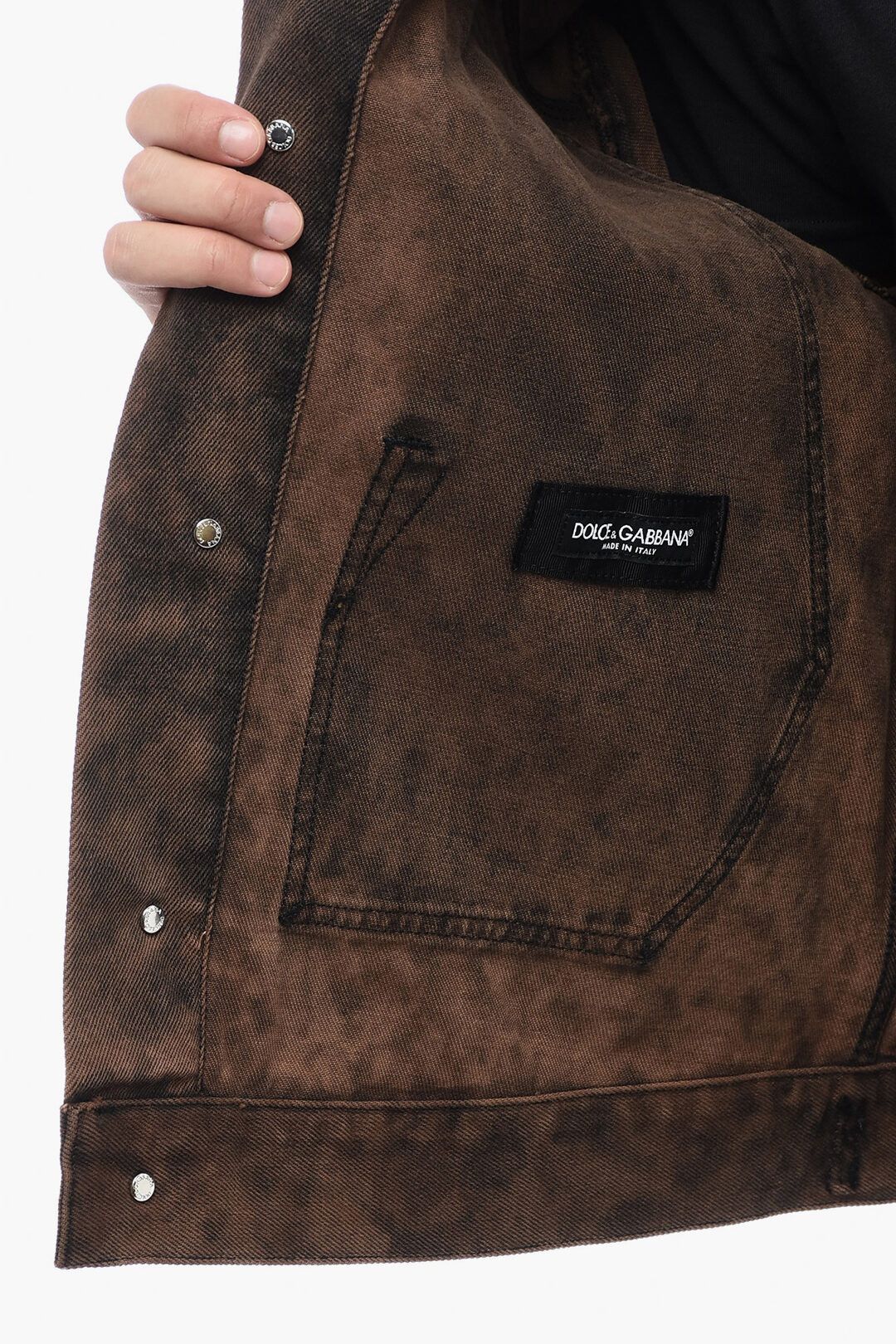 Dolce & Gabbana o1y0125 Denim Jacket in Brown Size US M / EU 48-50 / 2 - 6 Thumbnail