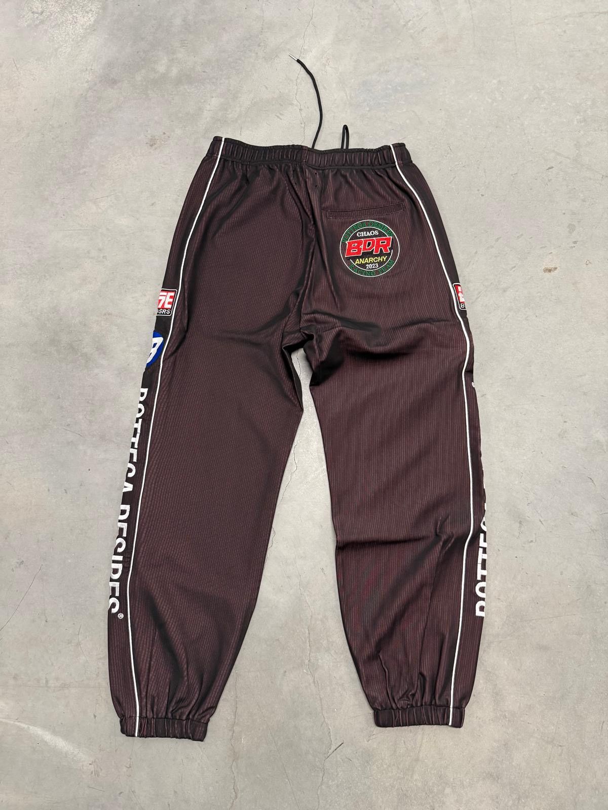 Bottega Desires Brown Race Tracksuit Jacket & Pants Large
