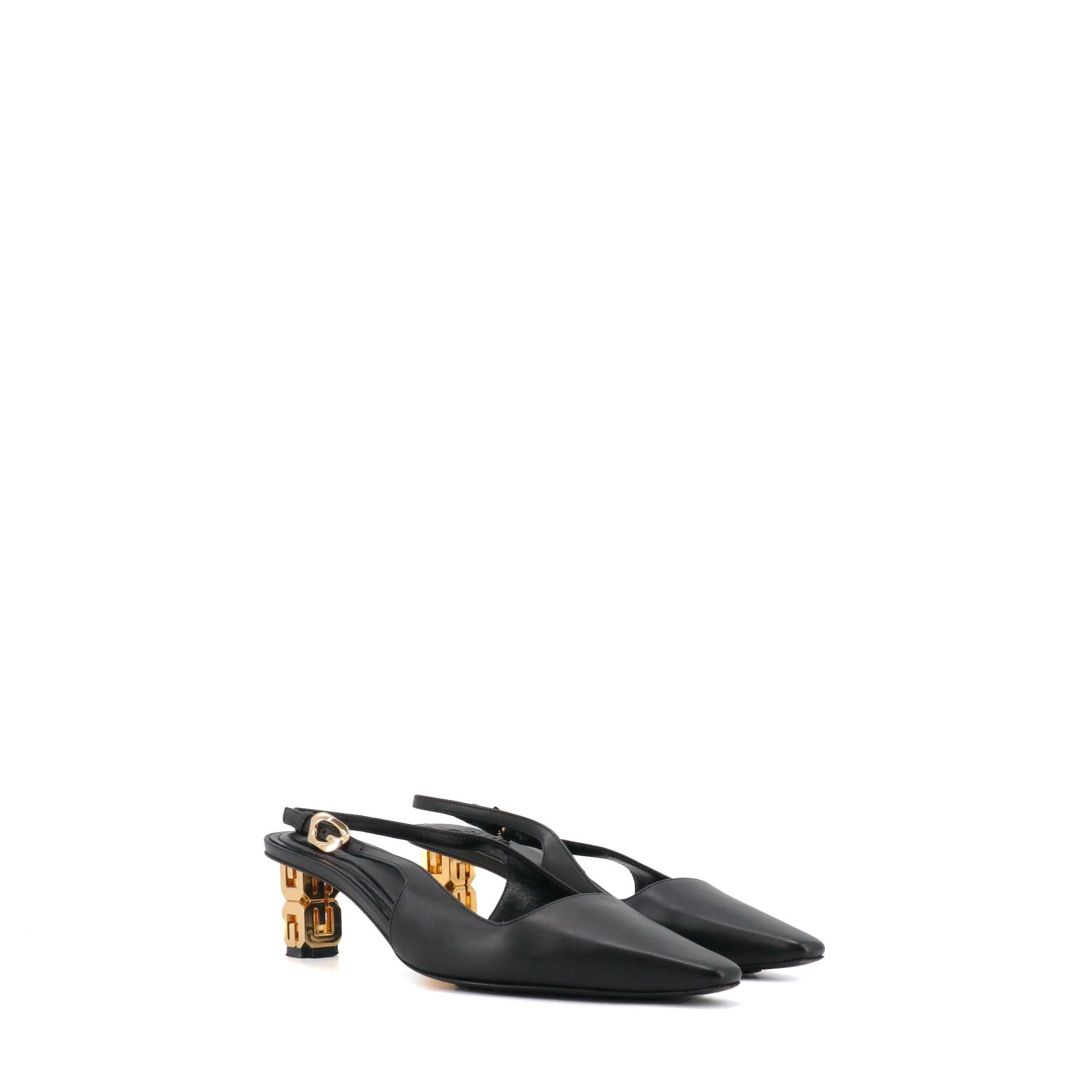 Givenchy GIVENCHY - Givenchy G Cube pumps in black leather (T37) Size US 6 / IT 36 - 1 Thumbnail