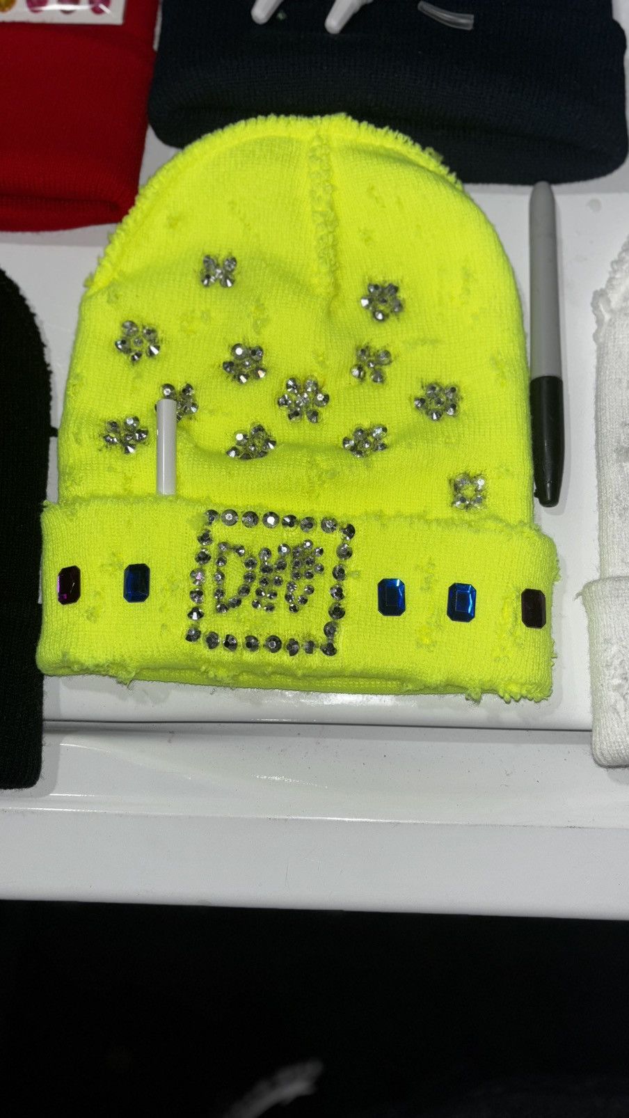 Other Rhinestone Beanies Size ONE SIZE - 2 Thumbnail