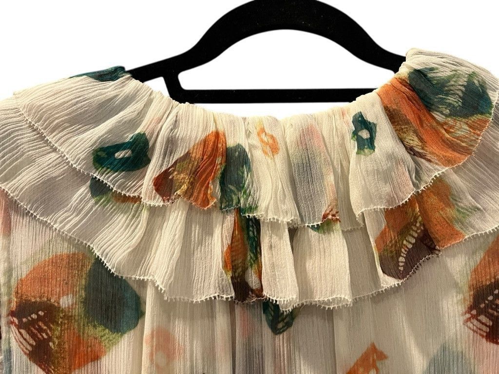 Ulla Johnson Ulla Johnson Zina Mini Dress Size Medium 100% Silk Floral Size M / US 6-8 / IT 42-44 - 9 Thumbnail