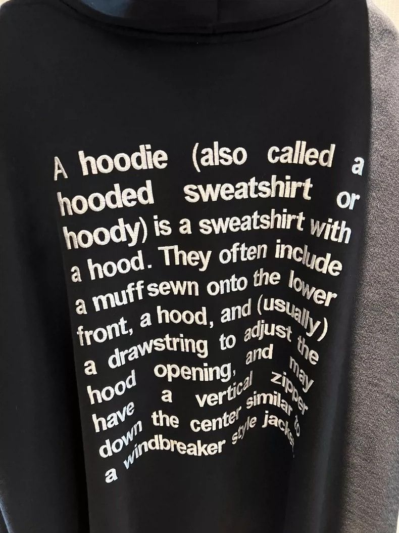 Vetements Vetements Definition Oversized Hoodie by Demna Gvasalia Size US L / EU 52-54 / 3 - 4 Thumbnail