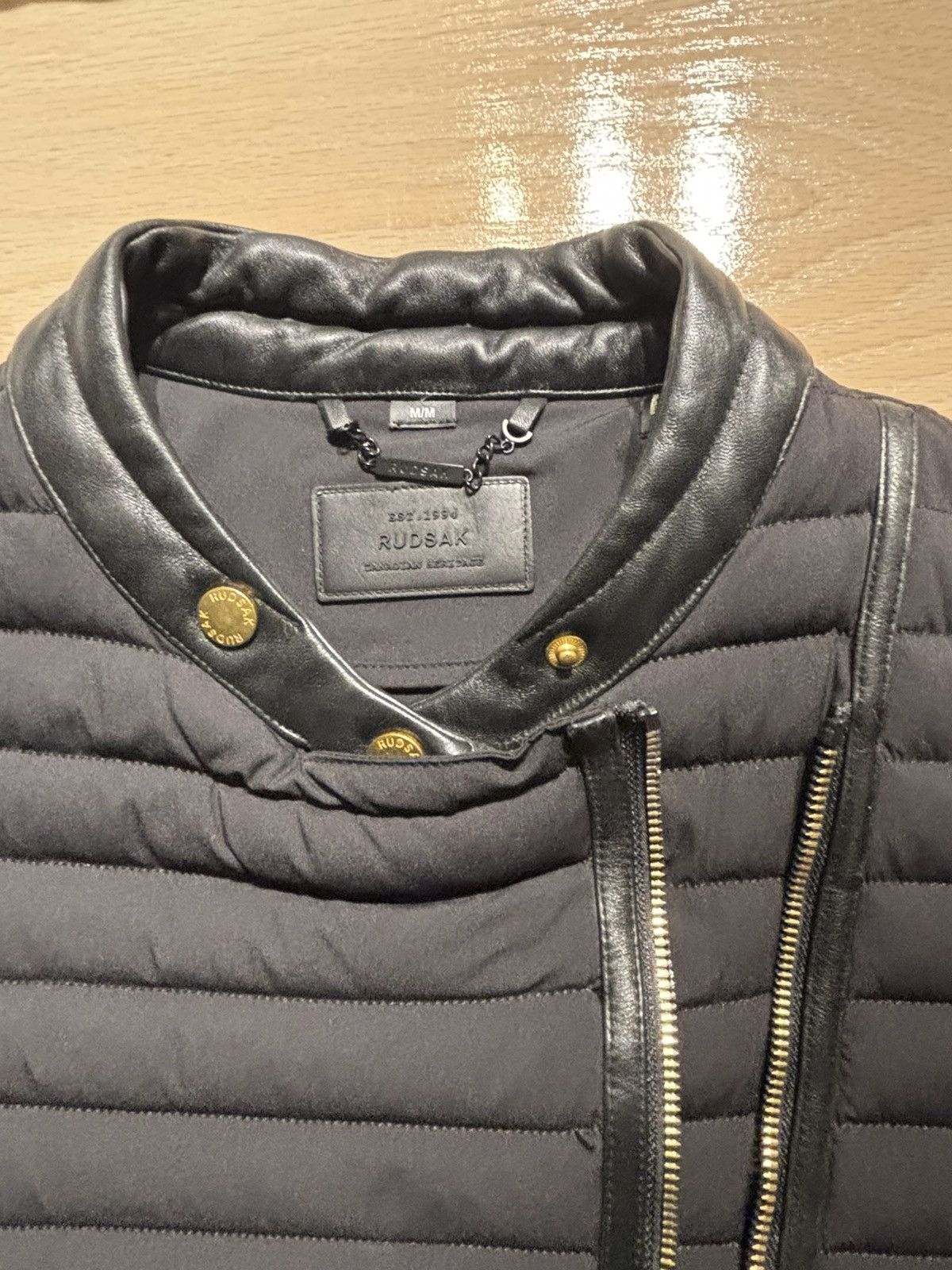 Rudsak Jacket with leather collar