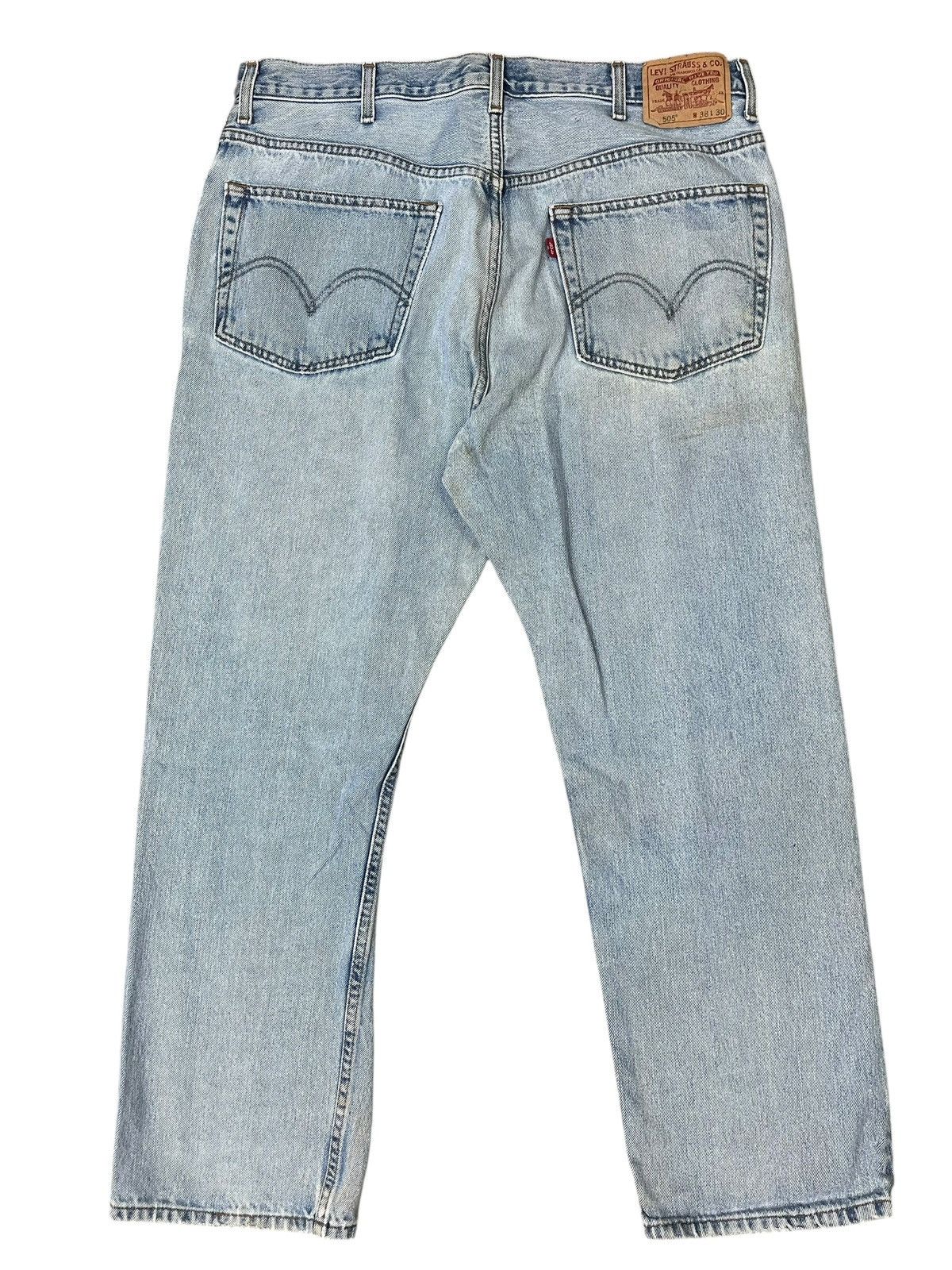 Levi's Vintage Levi’s 505 Regular Fit Jeans Streetwear Size US 38 / EU 54 - 2 Thumbnail