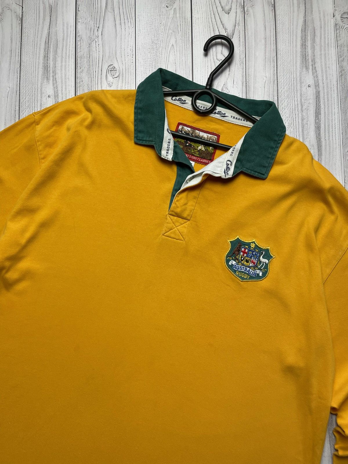 Vintage Vintage Australia rugby jersey yellow size XXL logo Size US XXL / EU 58 / 5 - 2 Thumbnail