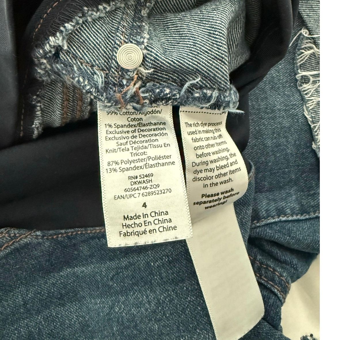 Other Sofia Jeans Maternity Denim Shorts - Size 4 Cuffed Hem Size 27" / US 4 / IT 40 - 4 Thumbnail