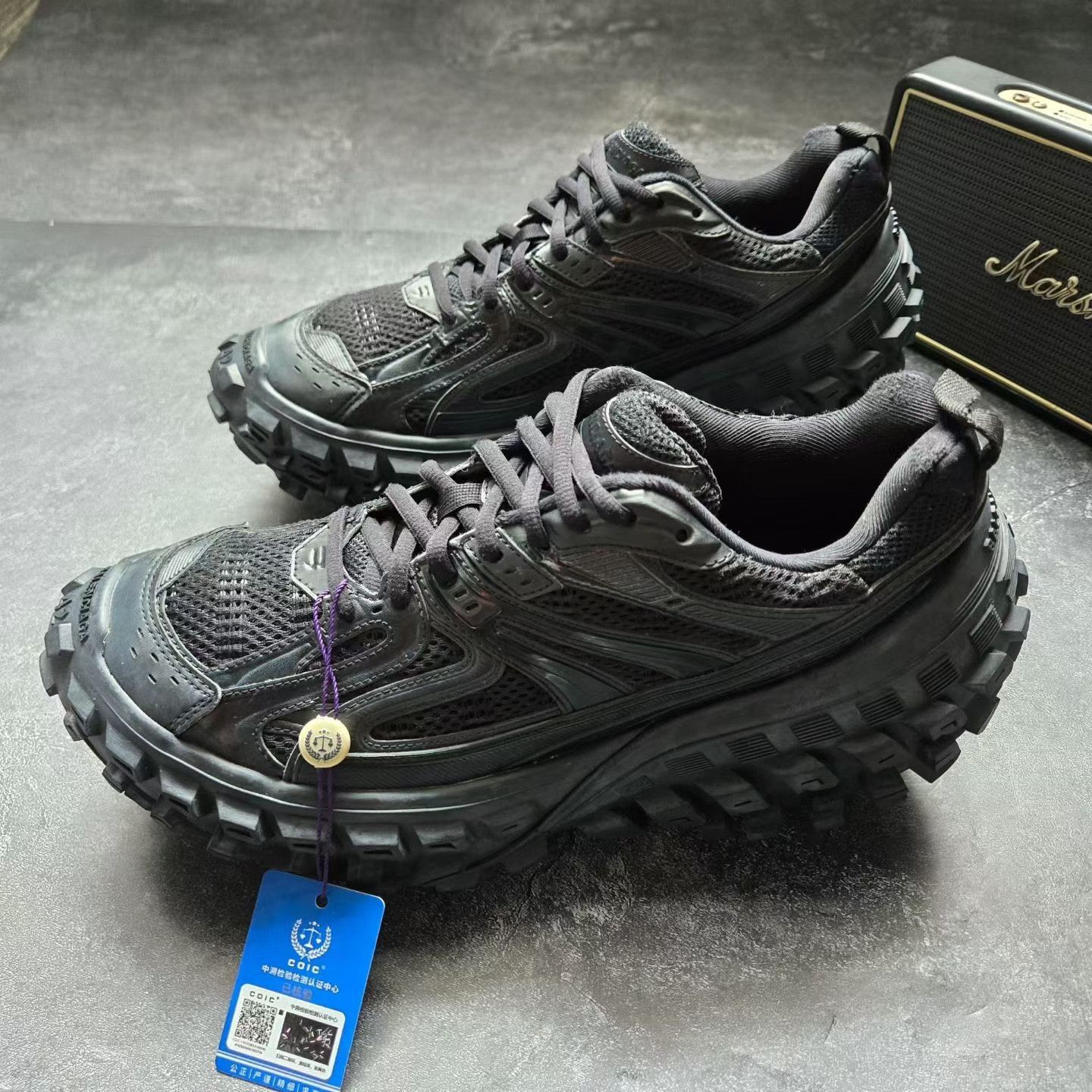 Balenciaga Balenciaga defender black sneaker size 42 | Grailed