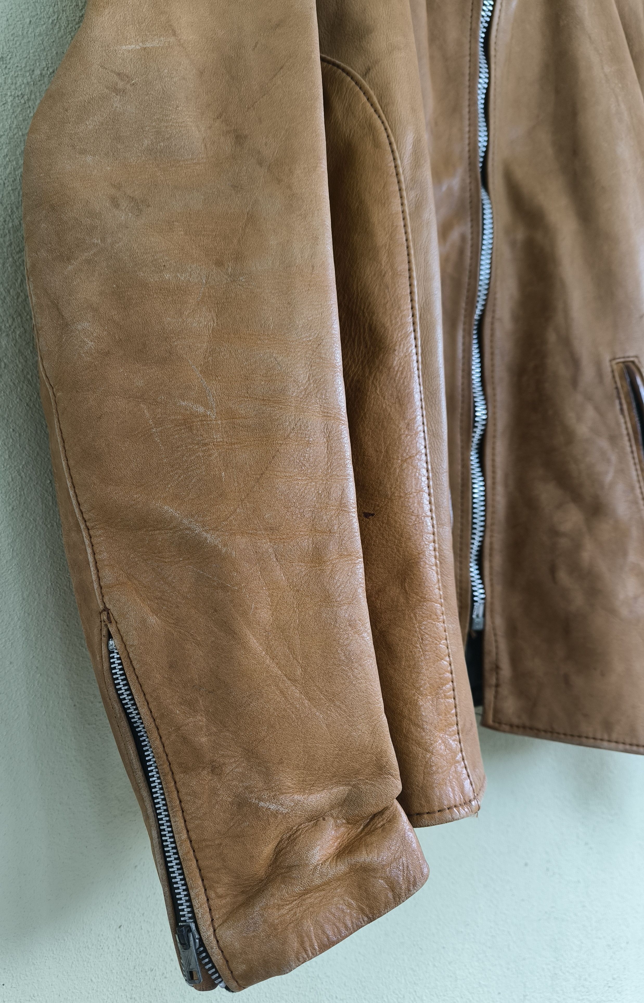 Vanson Leathers Vtg 80's VANSON ASSOCIATES BOSTON biker leather jacket Size US M / EU 48-50 / 2 - 5 Thumbnail