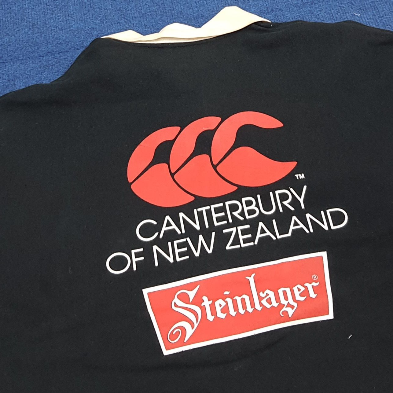 Canterbury of New Zealand Vintage All Blacks Rugby Polo Shirt Canterbury C302N23 Size US M / EU 48-50 / 2 - 3 Thumbnail