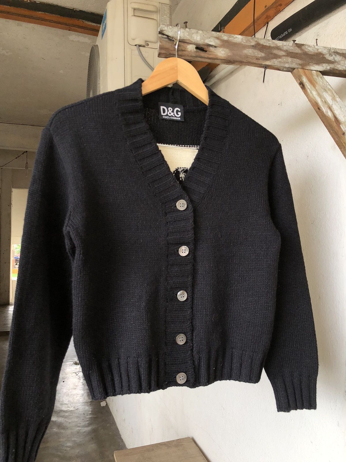 Dolce & Gabbana Vintage 90s Dolce & Gabbana Big Logo Crop Knitwear Size S / US 4 / IT 40 - 3 Thumbnail