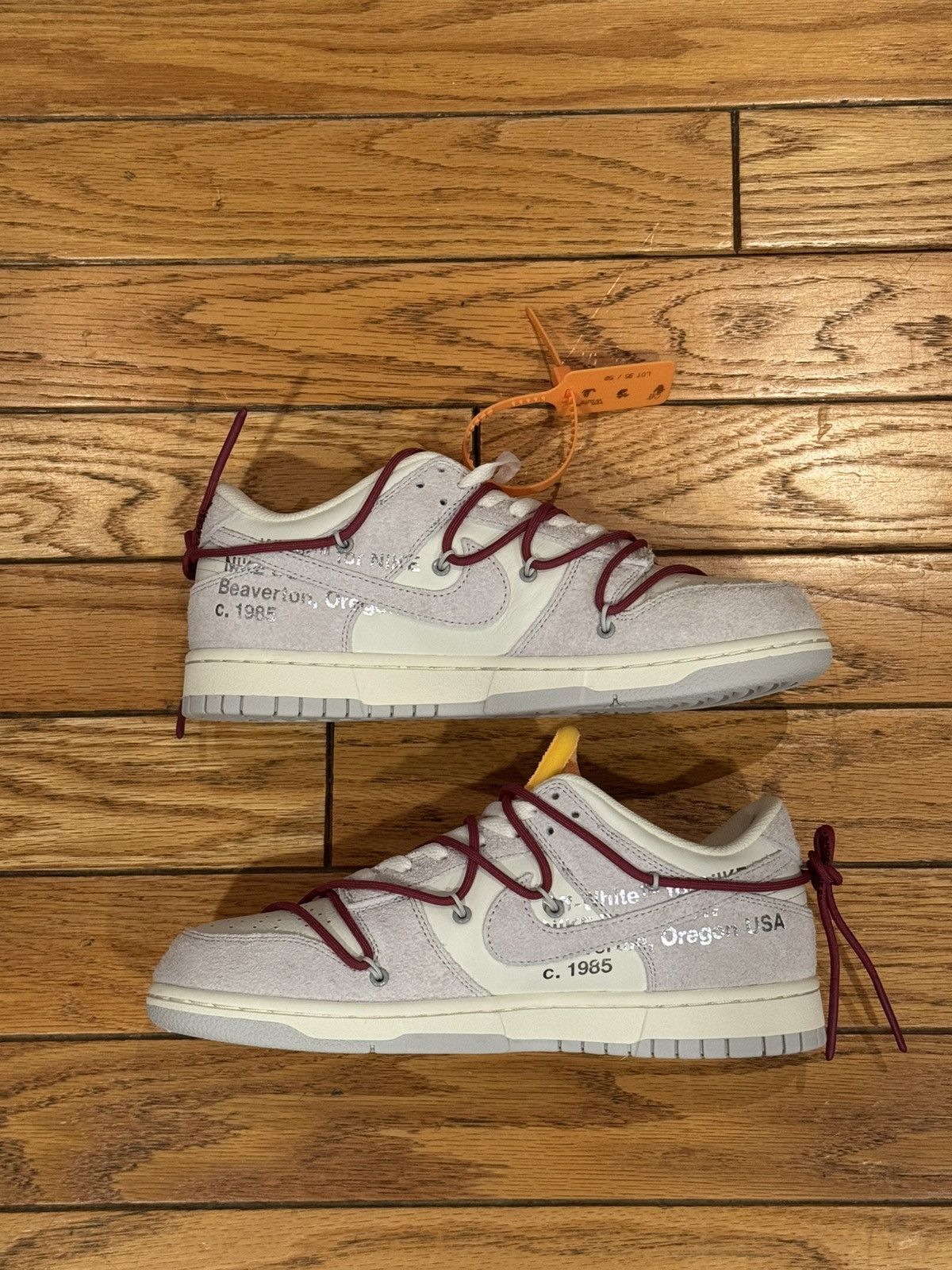 Nike × Off-White Nike x Off White Dunk Low ‘Lot 35’ Size US 10 / EU 43 - 3 Thumbnail