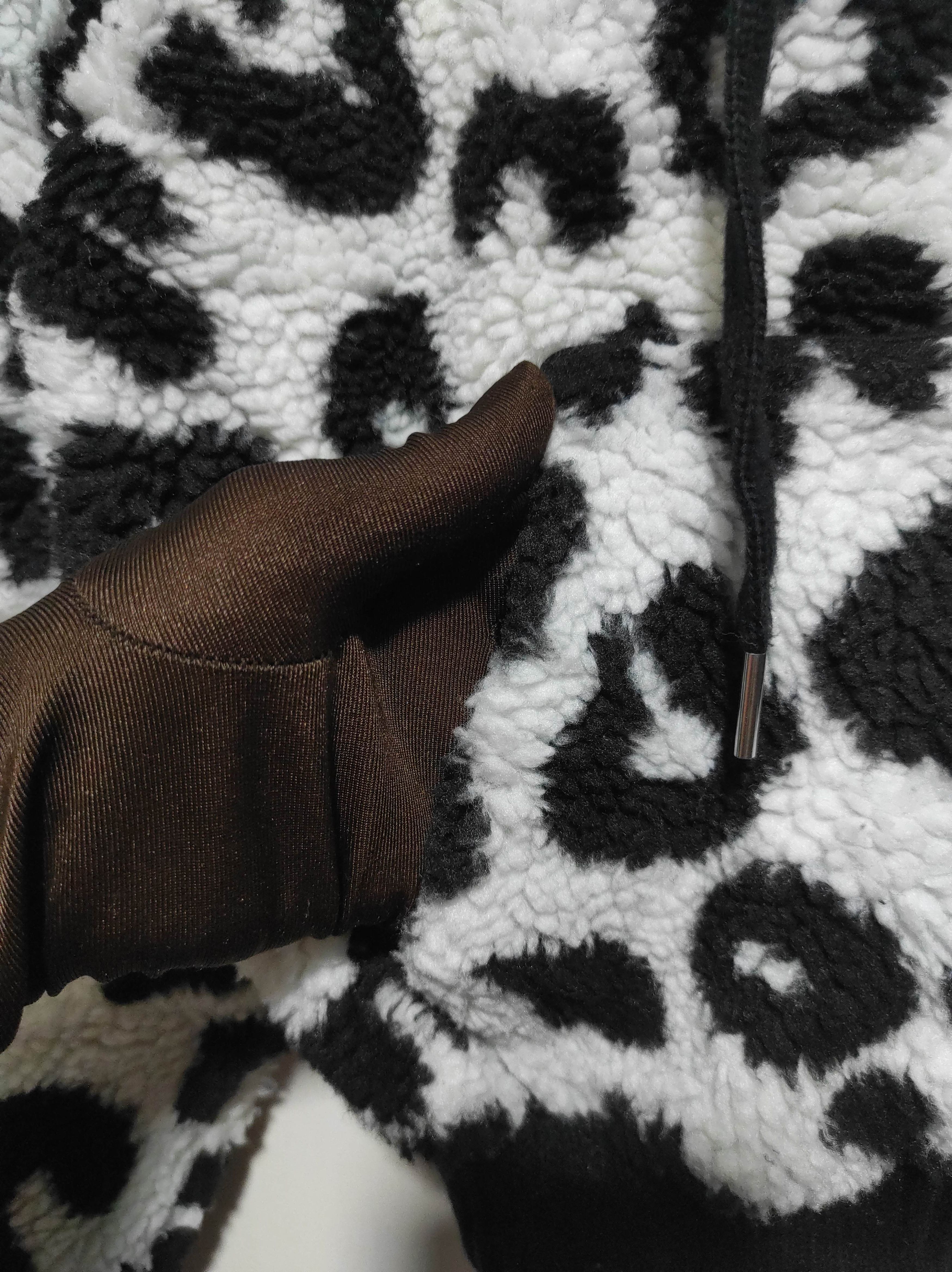 Hysteric Glamour Leopard Sherpa Zip Fur Hoodie IfSixWasNine LGB style Size S / US 4 / IT 40 - 6 Thumbnail