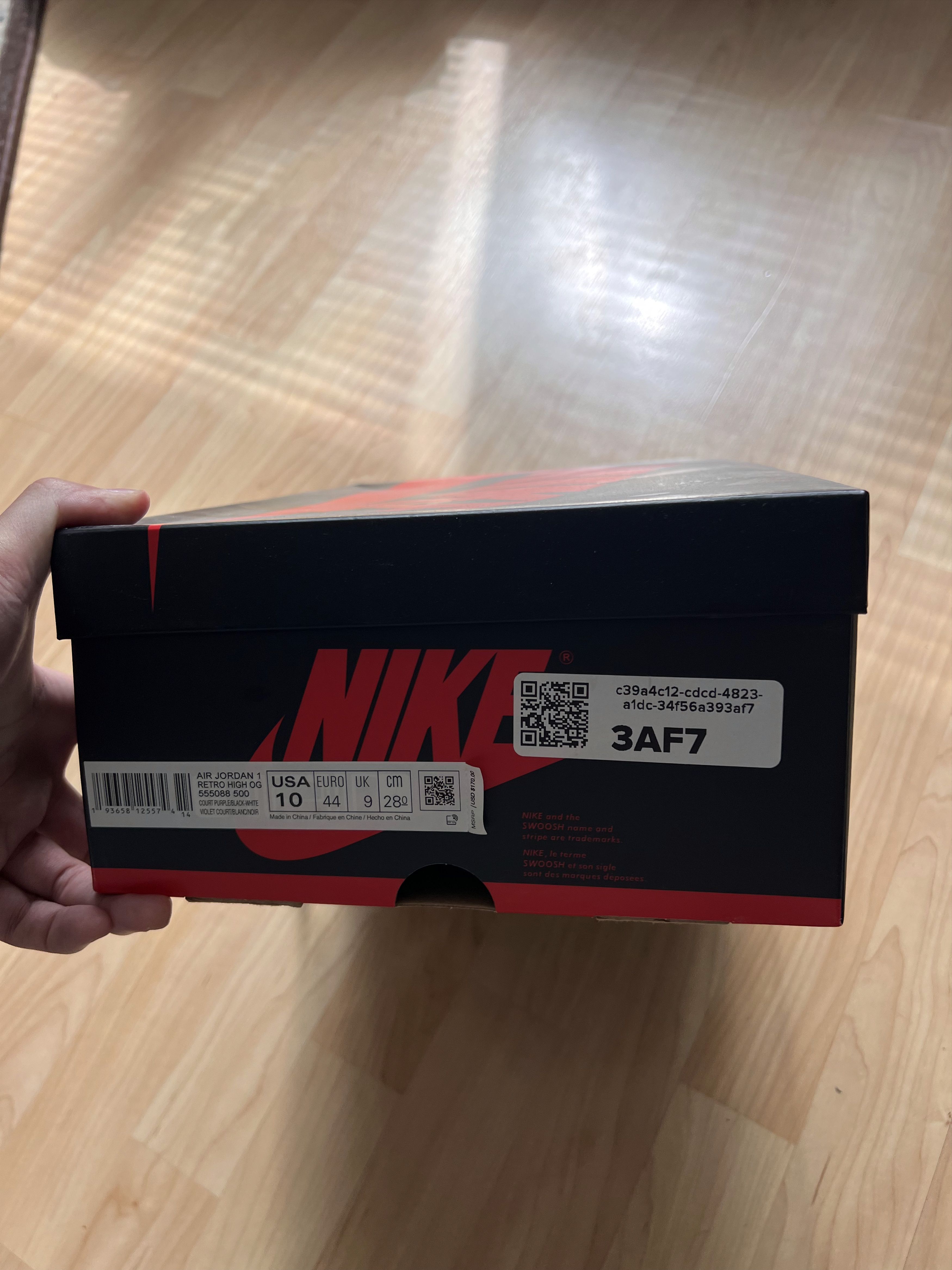Jordan Brand Air Jordan 1 Court purple Size US 10 / EU 43 - 8 Thumbnail